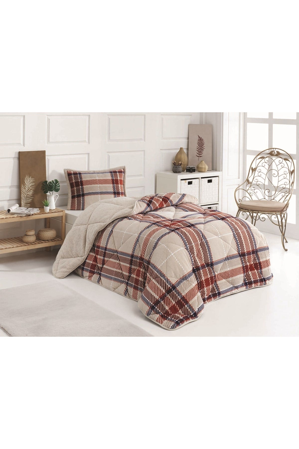 Comforter Tek Kişilik Yorgan Seti - Anna Mavi