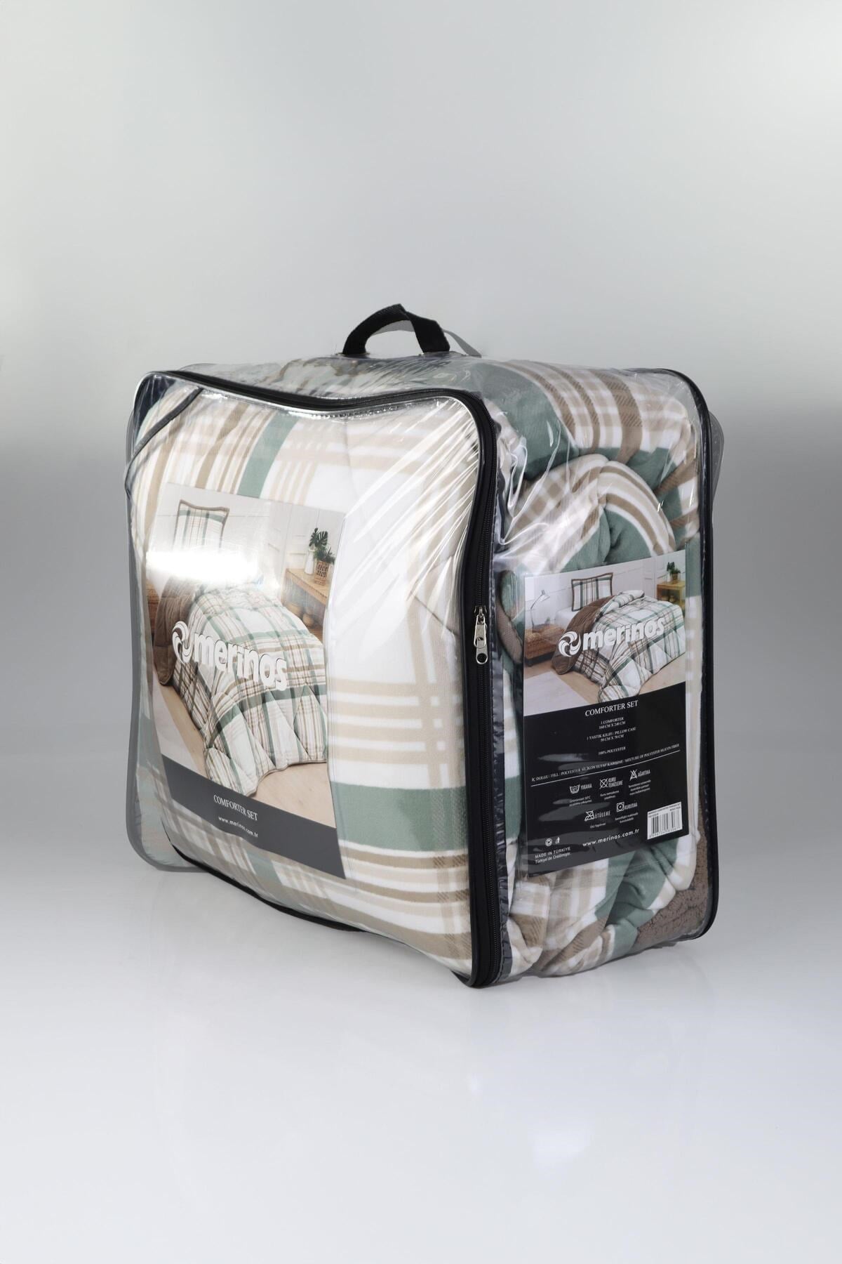 Comforter Tek Kişilik Yorgan Seti Yeşil 160X240