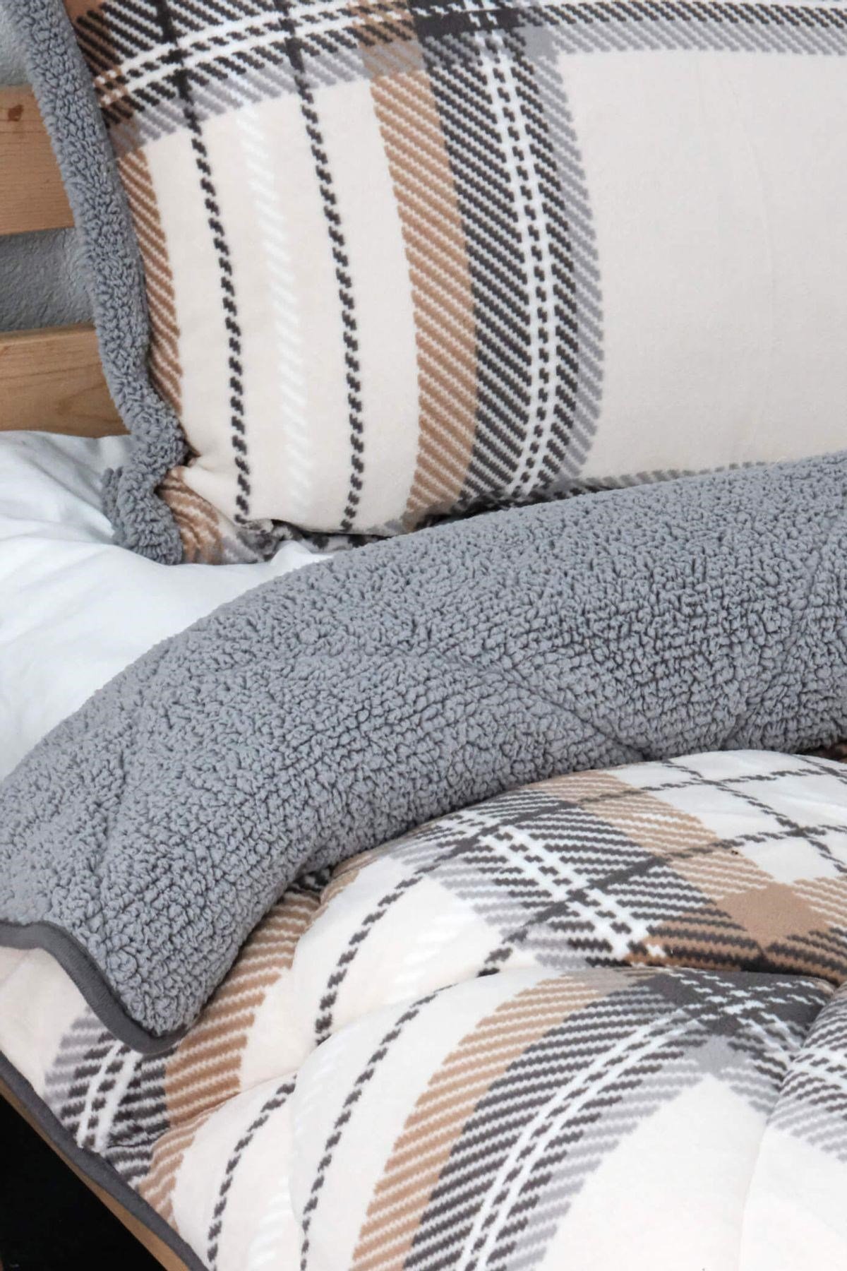 Comforter Tek Kişilik Yorgan Volenta Gri 160x240