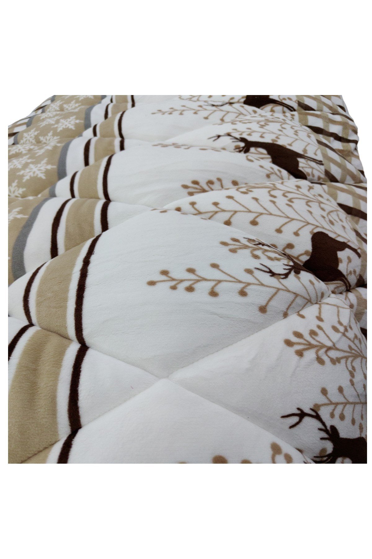Comforter Yorgan Set Tek Kişilik Deer Bej