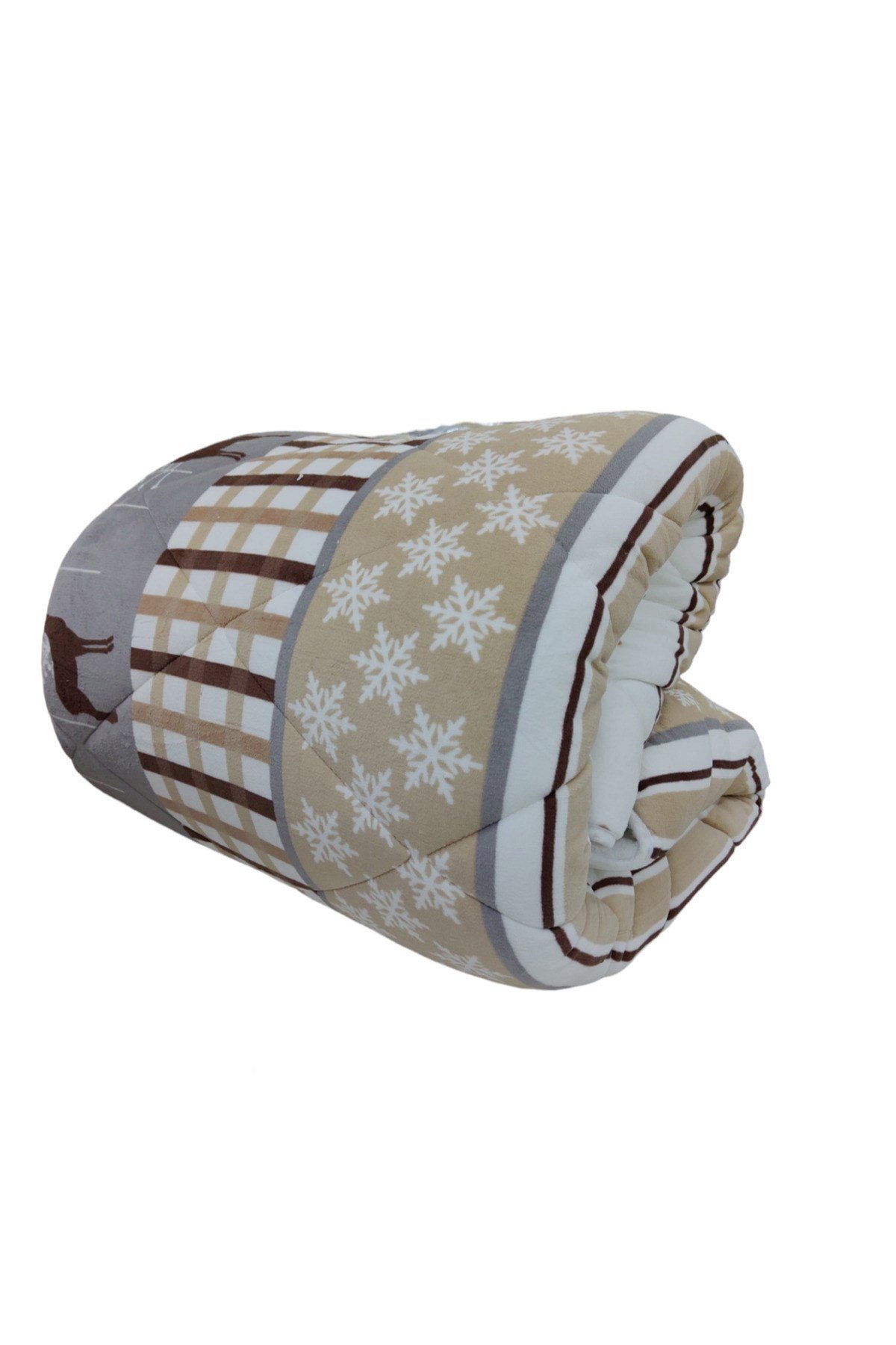 Comforter Yorgan Set Tek Kişilik Deer Bej