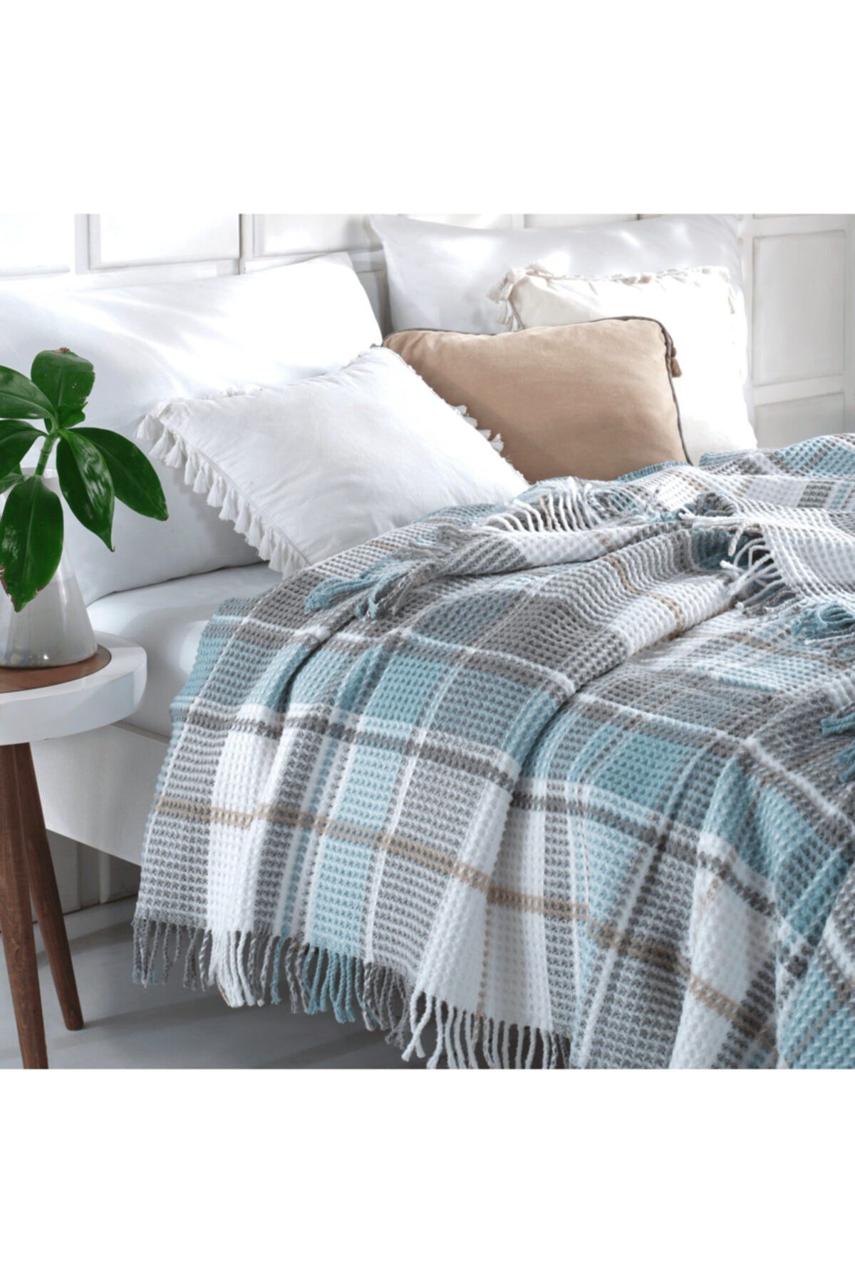 Cozy Life Çift Kişilik Battaniye - Inka Mint
