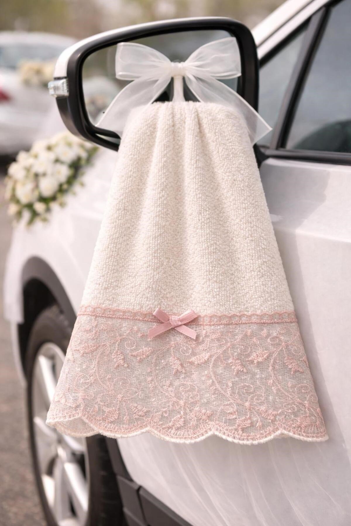 Dantelli Bukle Düğüncü Havlu Seti | 12 Adet | 40x75 cm | 1200 gr | Yumuşak Dokulu | Hediyelik & Dağıtmalık
