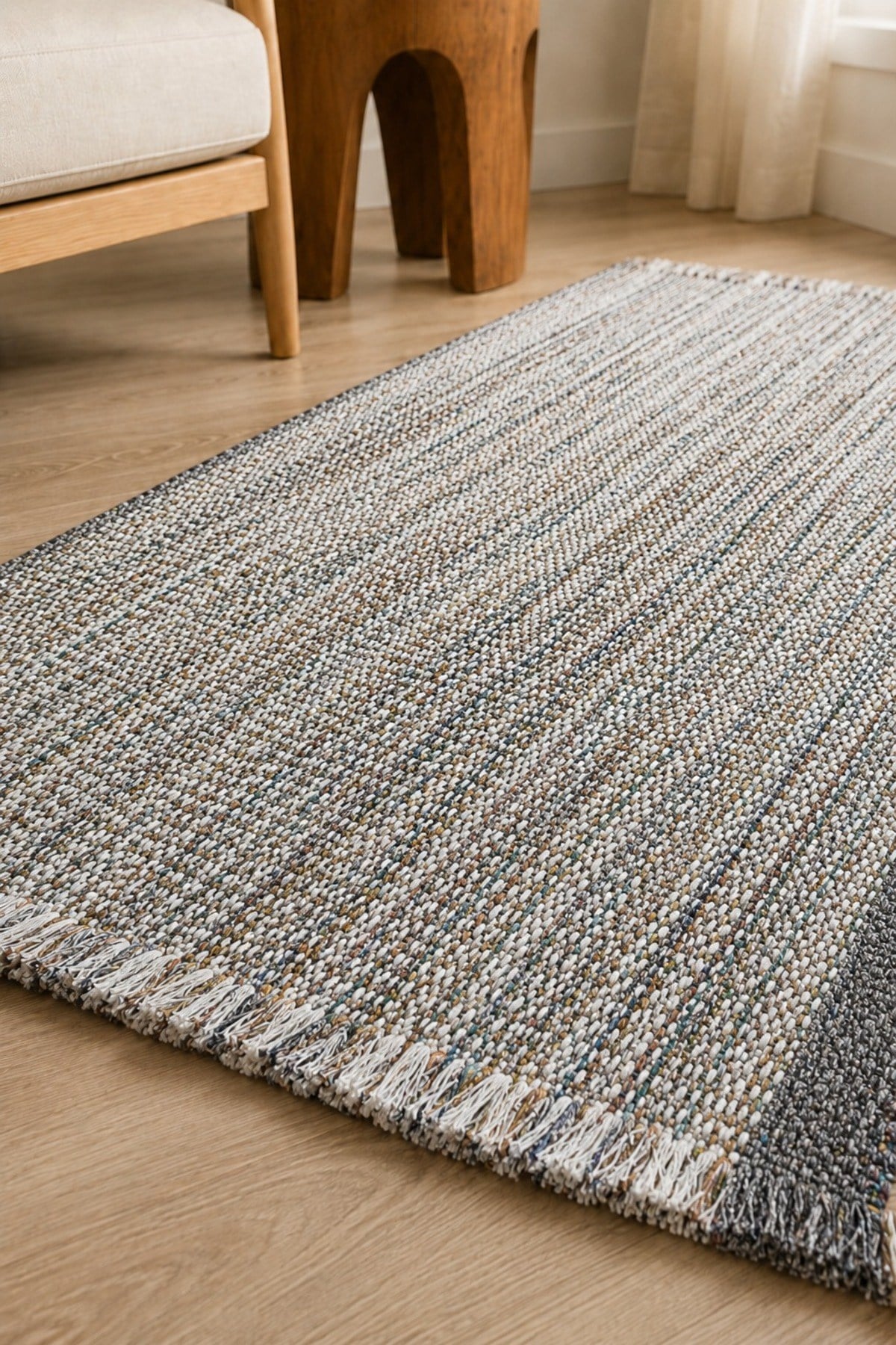 Doğal Jüt Kilim 80x150 cm | Bohem, Rustik ve İskandinav Tarz | Salon, Antre ve Yatak Odası