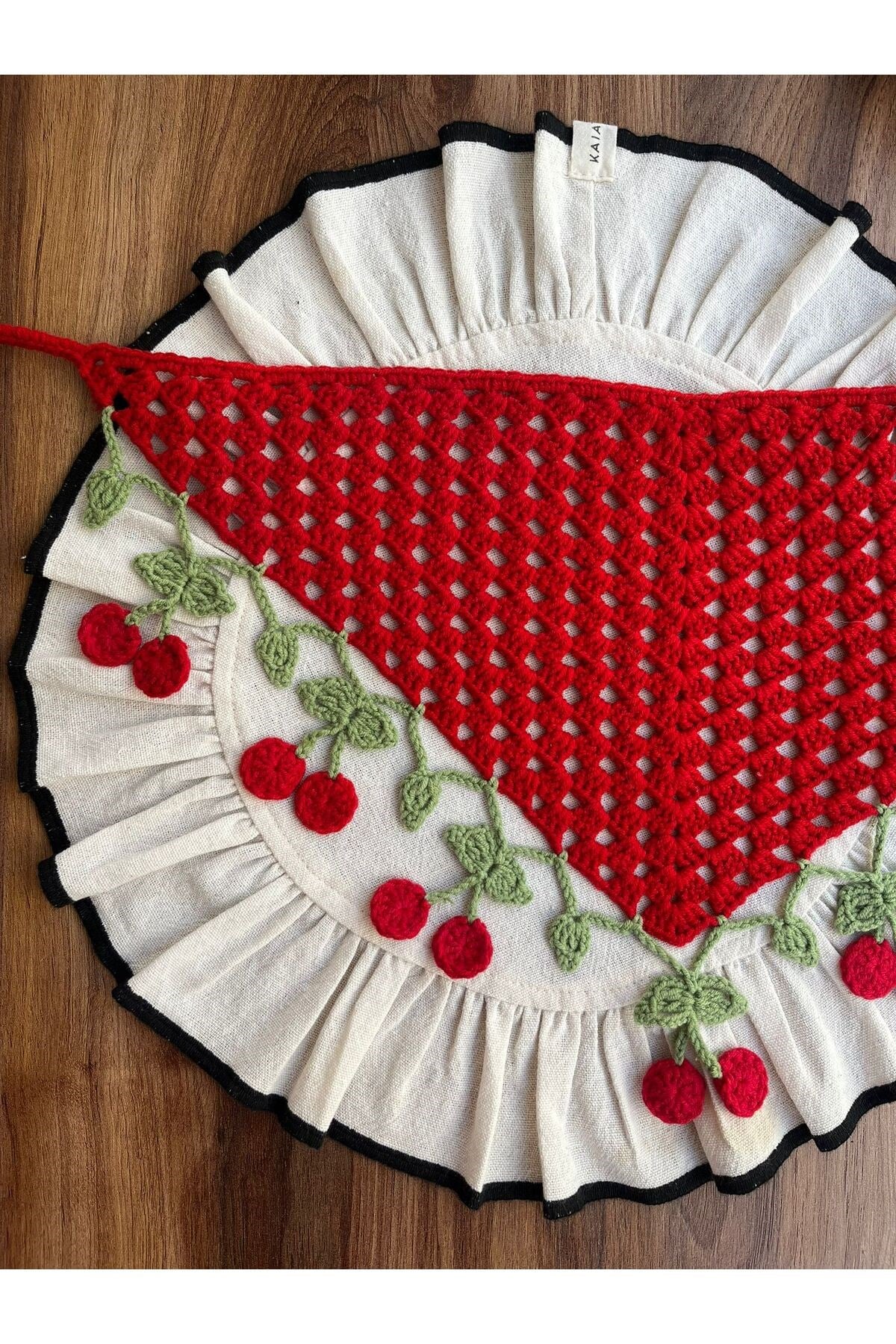 El Yapımı Örgü Bandana | %100 Pamuk | Çok Amaçlı Bel Şalı | Yazlık & Hediyelik