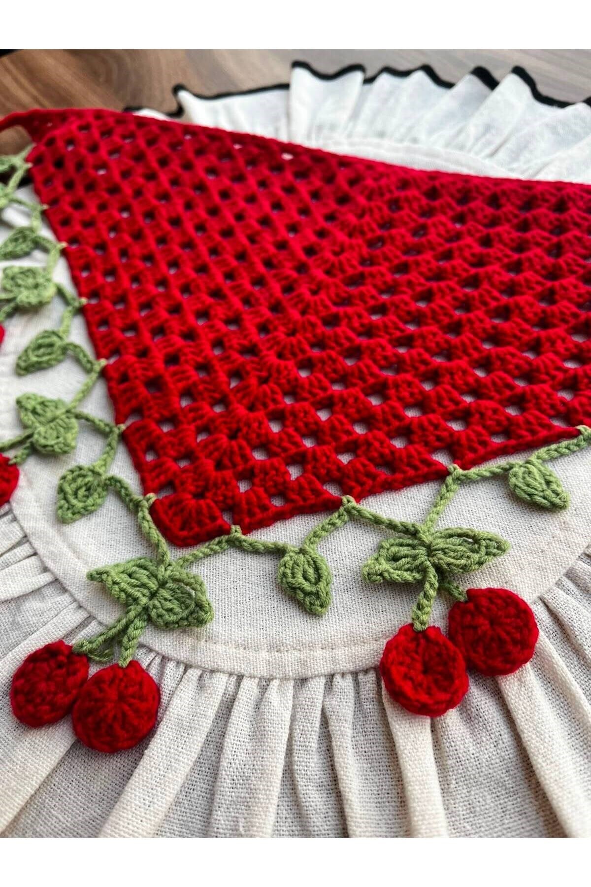 El Yapımı Örgü Bandana | %100 Pamuk | Çok Amaçlı Bel Şalı | Yazlık & Hediyelik
