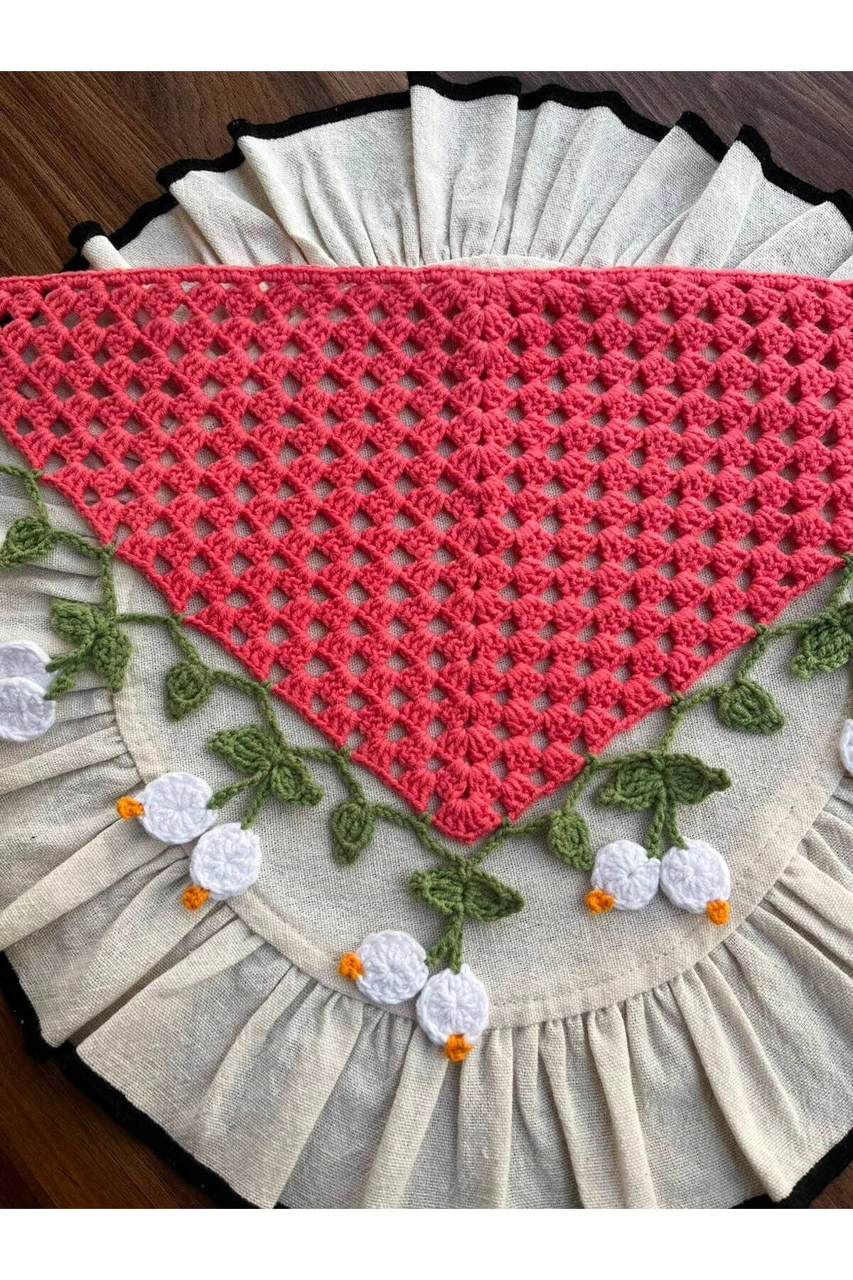 El Yapımı Örgü Bandana | %100 Pamuk | Çok Amaçlı Bel Şalı | Yazlık & Hediyelik