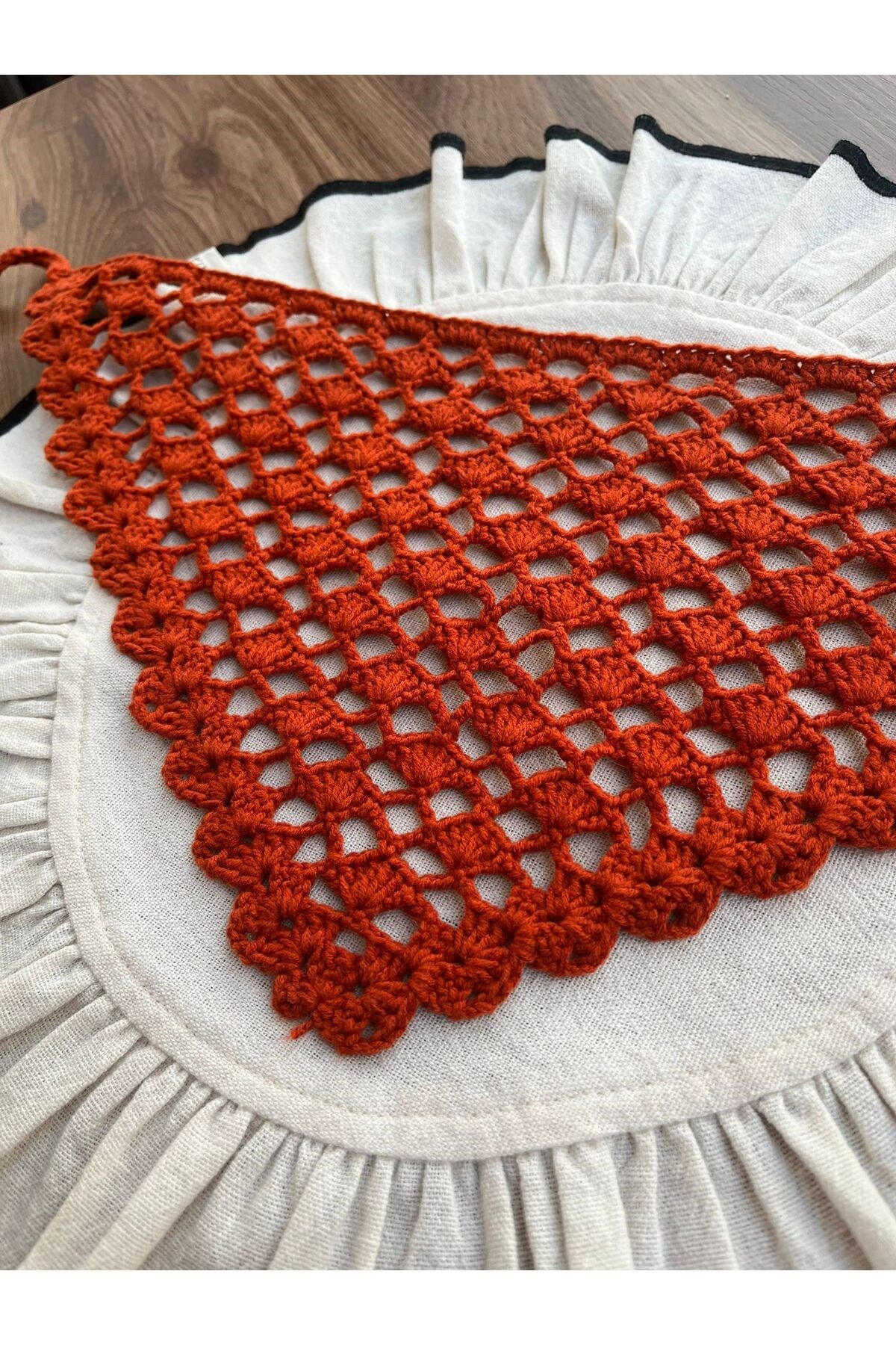 El Yapımı Örgü Bandana | %100 Pamuk | Çok Amaçlı Bel Şalı | Yazlık & Hediyelik