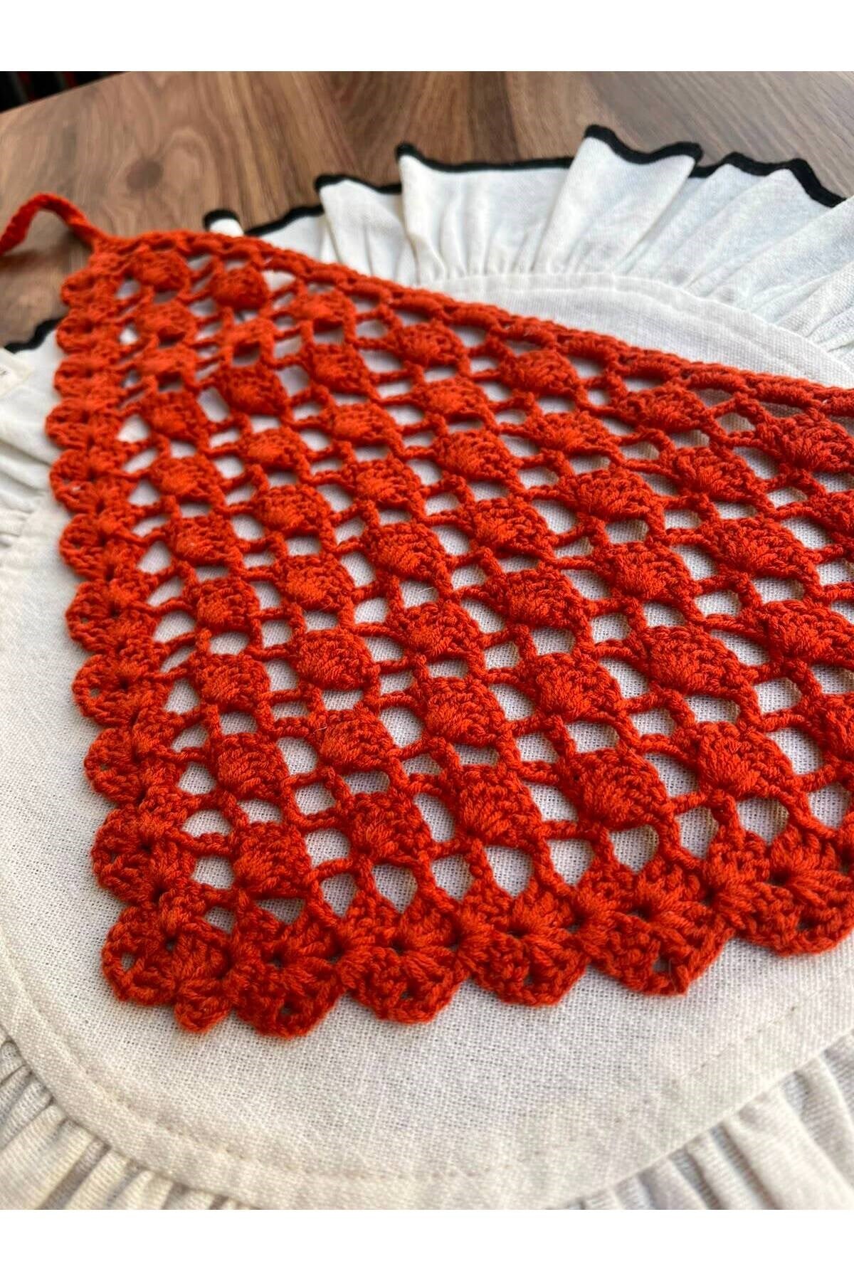 El Yapımı Örgü Bandana | %100 Pamuk | Çok Amaçlı Bel Şalı | Yazlık & Hediyelik