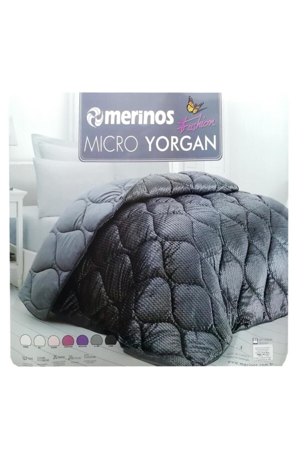 Fashion Micro Yorgan Erguvan Çift Kişilik