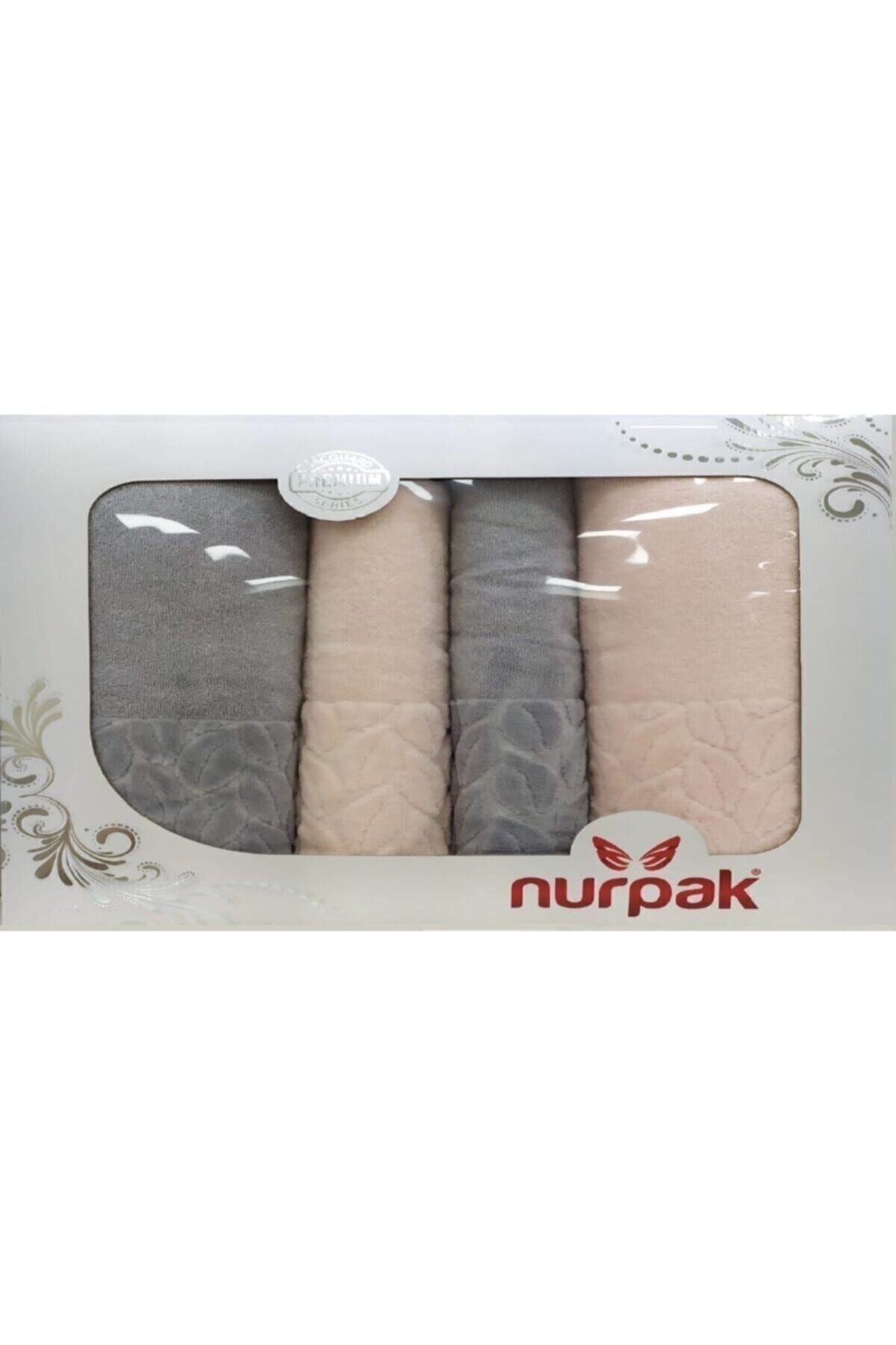 Hazal Banyo Havlu Seti - 4 Parça - Eltex Home Collectıon