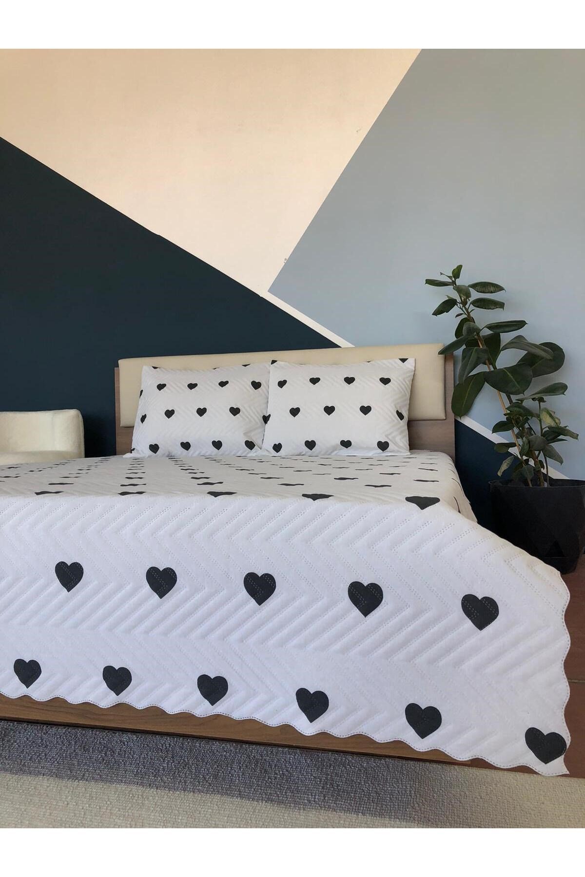 Kalpli Tek Kişilik 2 Parça Yatak Örtüsü Seti - 160x240 cm (Pvc Çantalı)