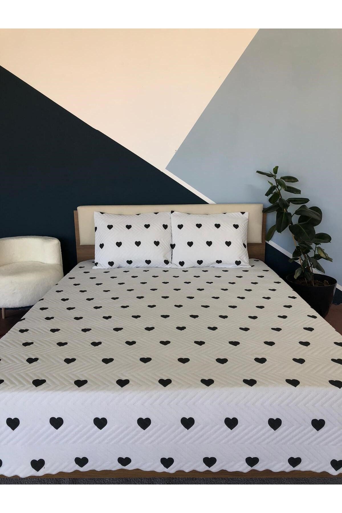 Kalpli Tek Kişilik 2 Parça Yatak Örtüsü Seti - 160x240 cm (Pvc Çantalı)