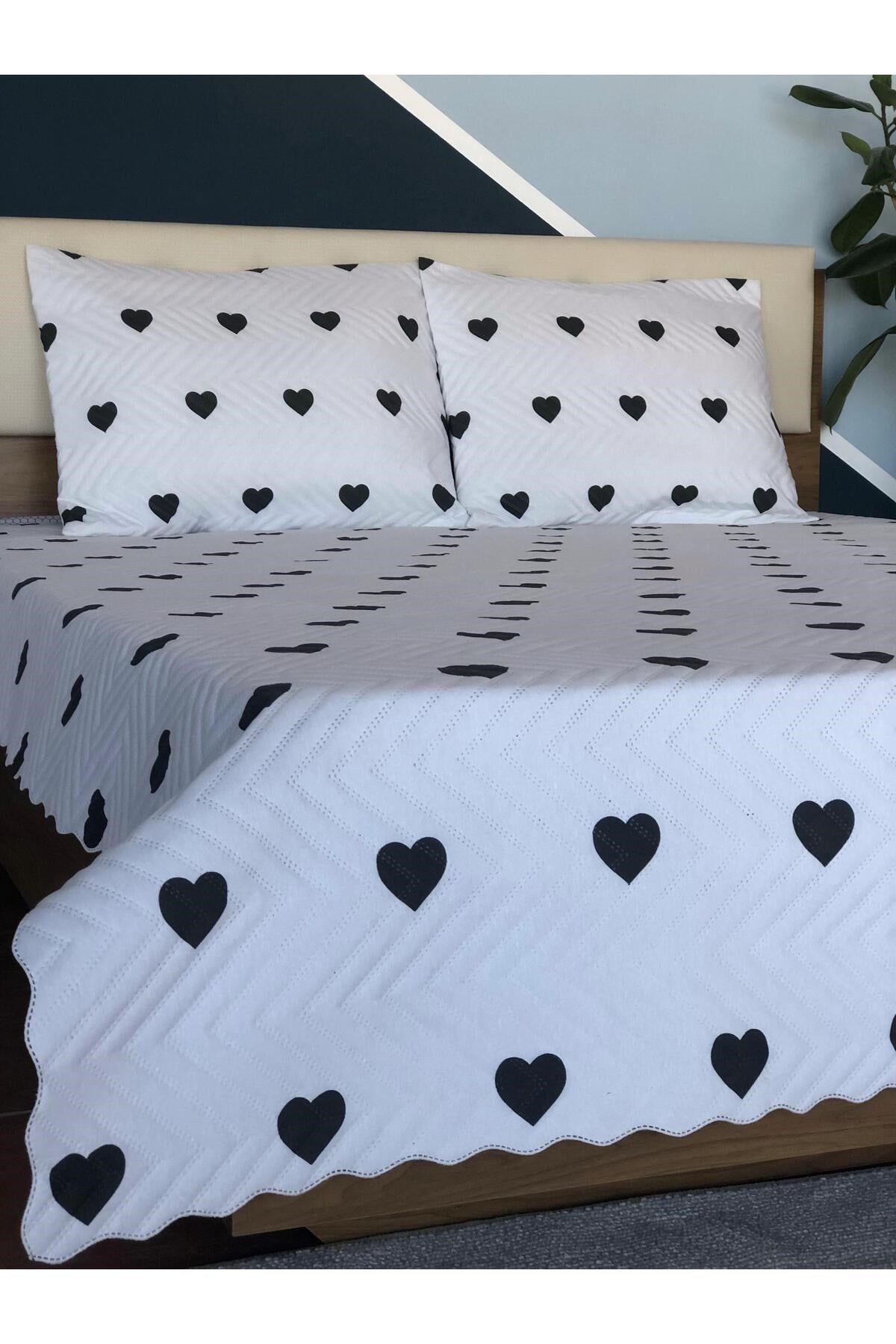 Kalpli Tek Kişilik 2 Parça Yatak Örtüsü Seti - 160x240 cm (Pvc Çantalı)