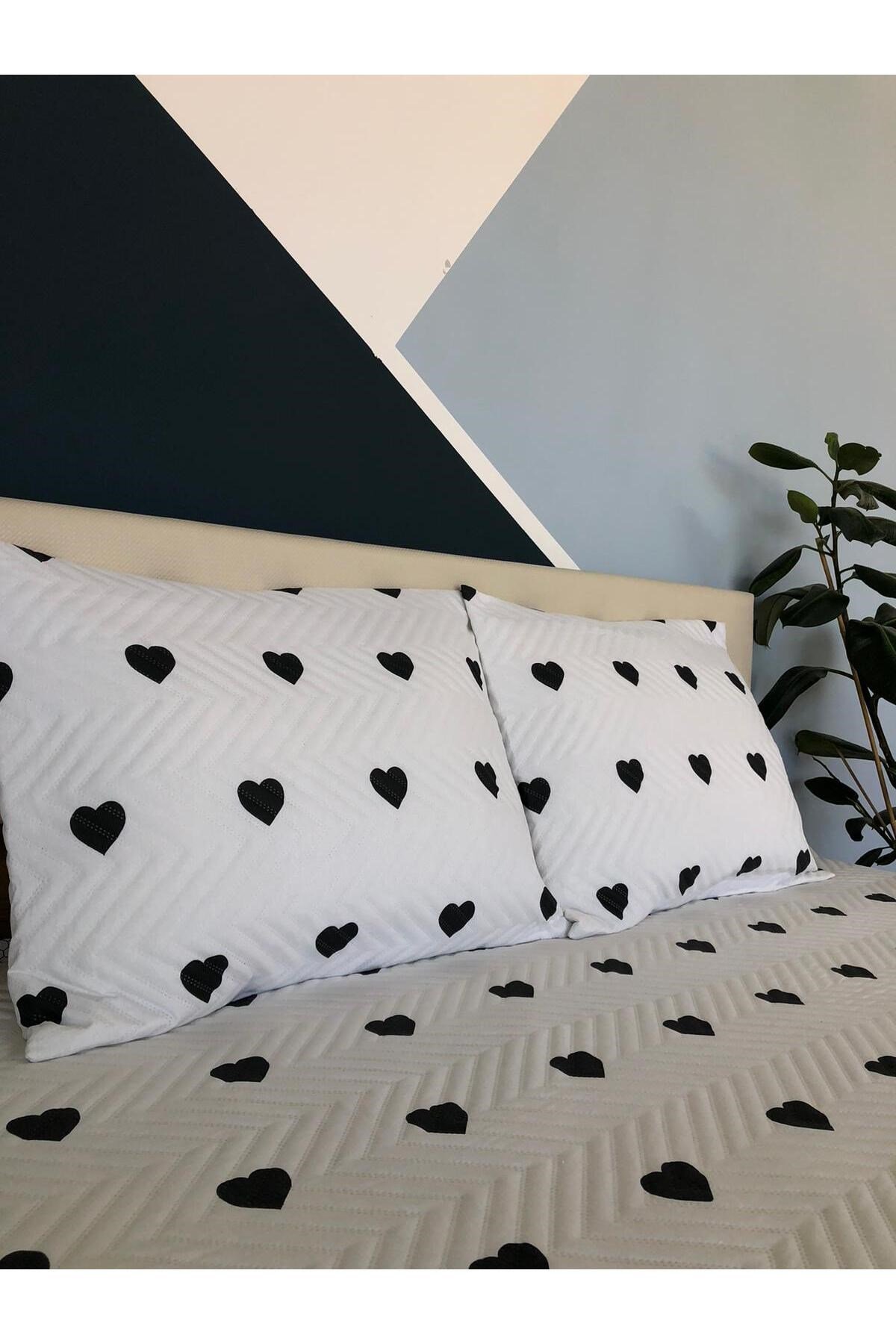 Kalpli Tek Kişilik 2 Parça Yatak Örtüsü Seti - 160x240 cm (Pvc Çantalı)