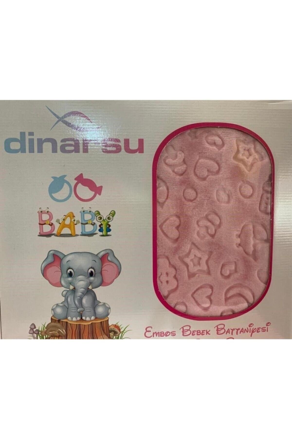 Kız Bebek Kutulu Pembe Battaniye 100 X 200