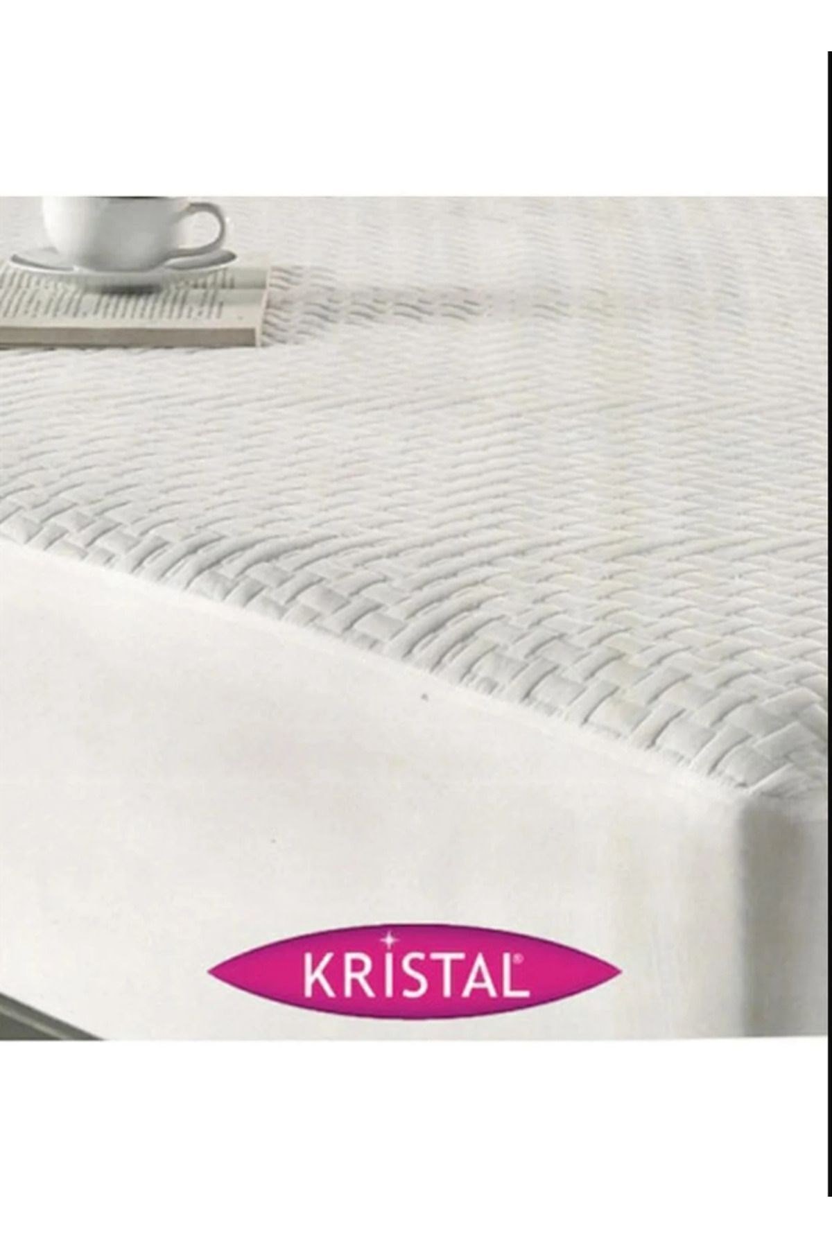 Kristal Çift Kişilik Kapitoneli Sıvı Geçirmez Alez
