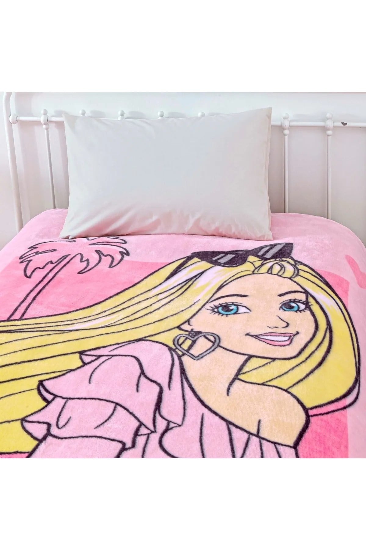 Kristal Lisanslı Barbie Girl Power Battaniye - 160x220 - Orijinal Pvc Çantalı