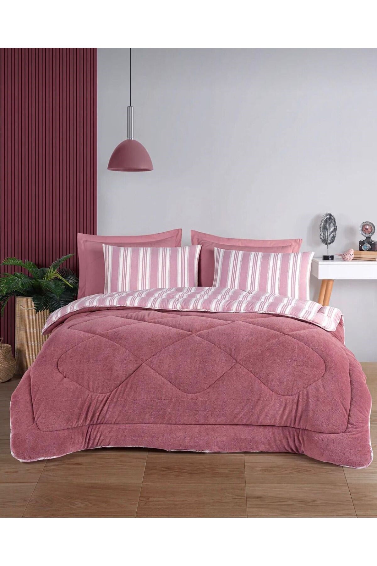 Kristal Soft Relax Çift Kişilik Uyku Seti - Çift Taraflı - Wellsoft Yorgan - Orijinal Çantalı