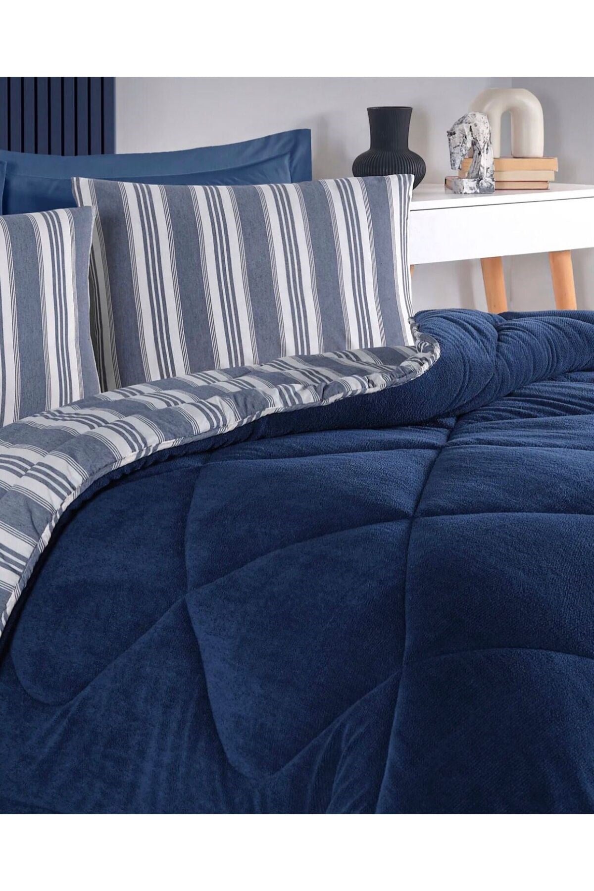 Kristal Soft Relax Çift Kişilik Uyku Seti - Çift Taraflı - Wellsoft Yorgan - Orijinal Çantalı