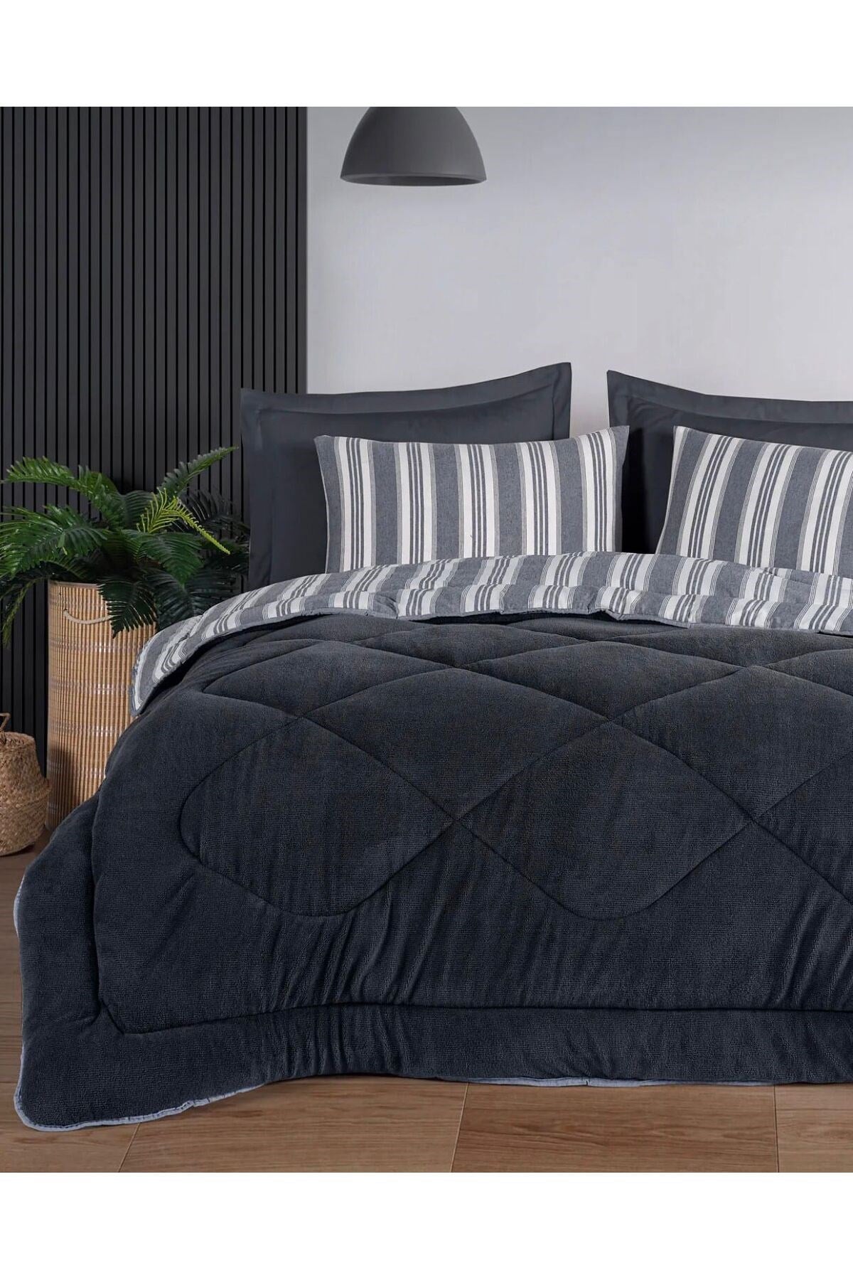 Kristal Soft Relax Çift Kişilik Uyku Seti - Çift Taraflı - Wellsoft Yorgan - Orijinal Çantalı