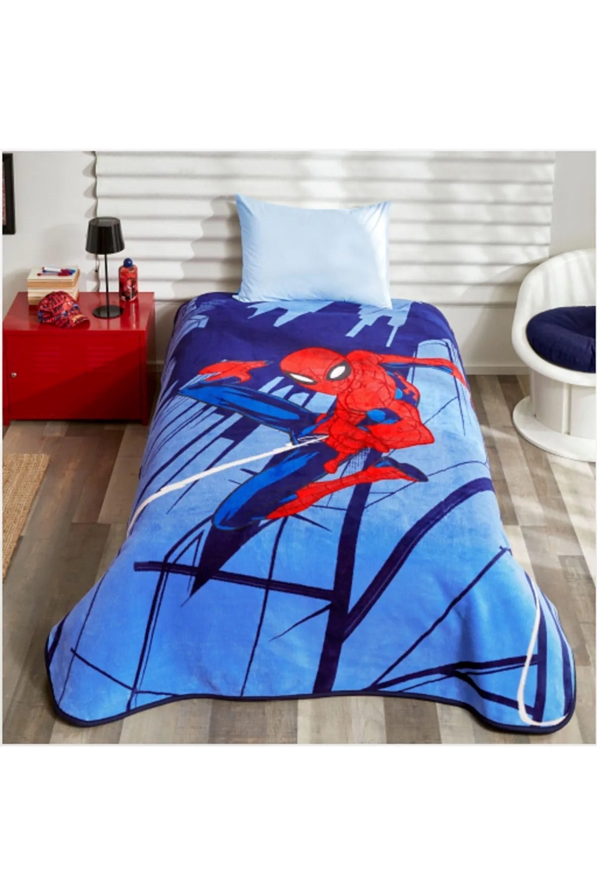 Kristal Spiderman Original Lisanslı Tek Kişilik Battaniye - 160 x 220