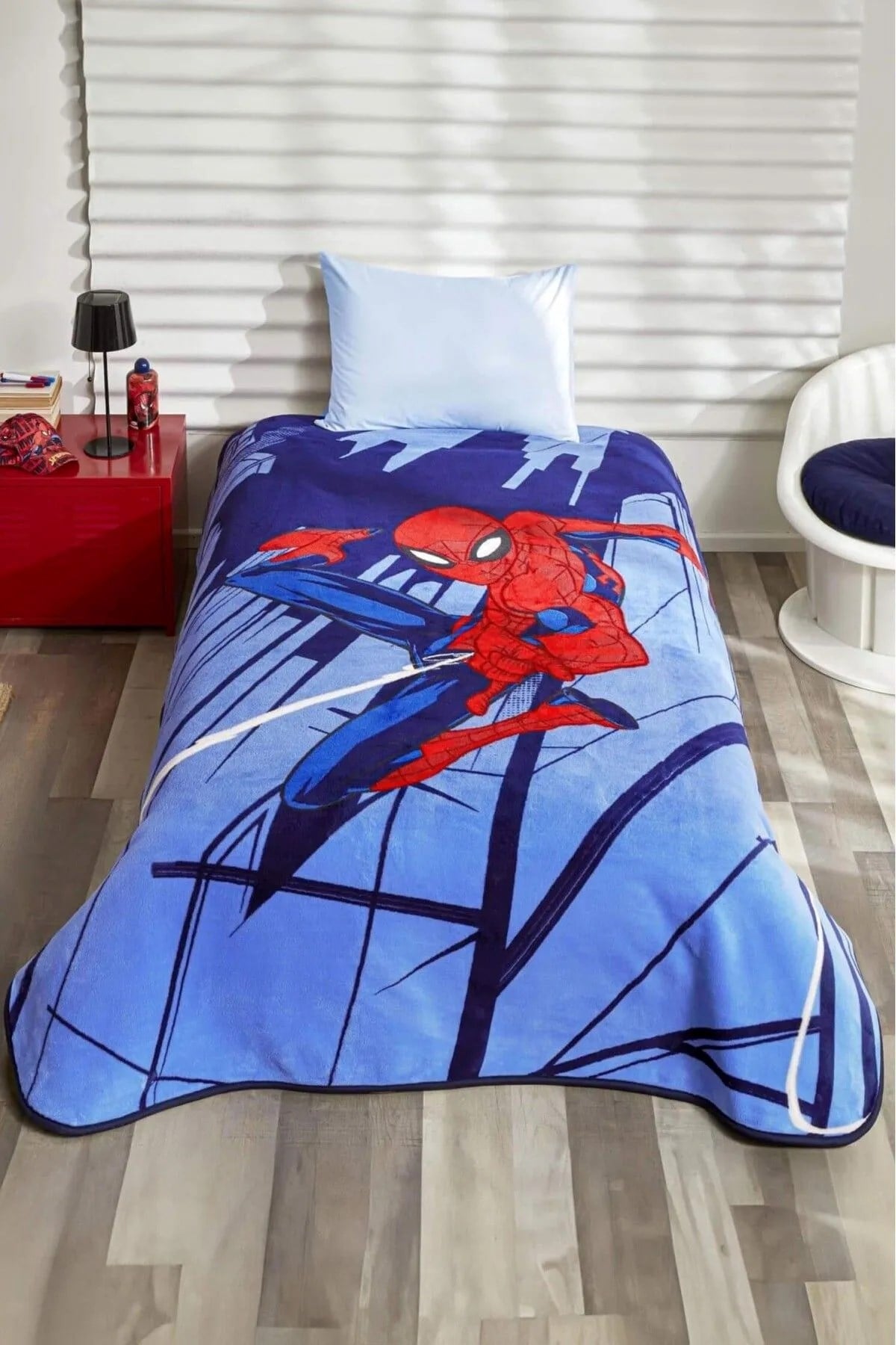 Kristal Spiderman Original Lisanslı Tek Kişilik Battaniye - 160 x 220