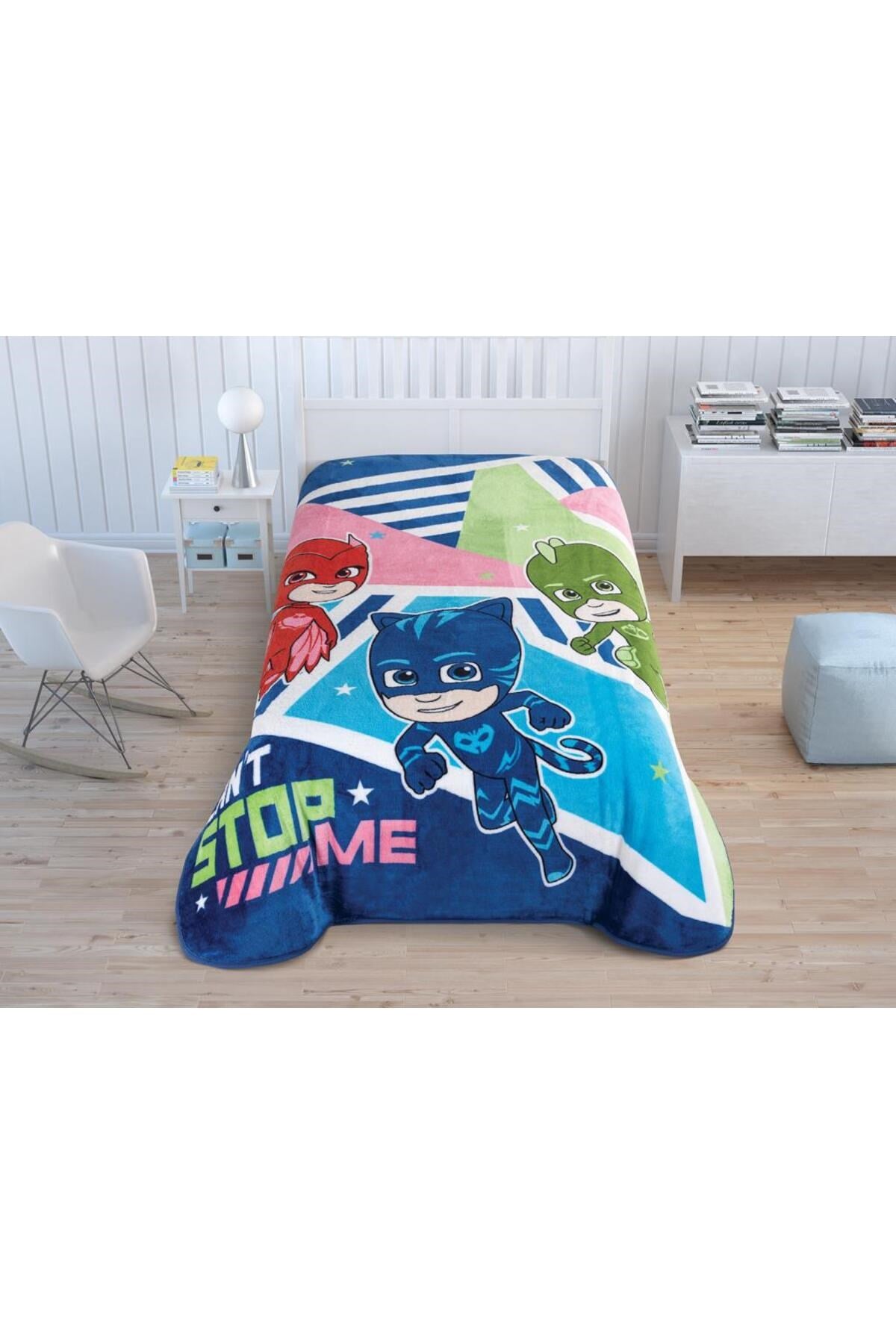 Lisanslı Battaniye Pj Mask Powerful Tek Kişilik