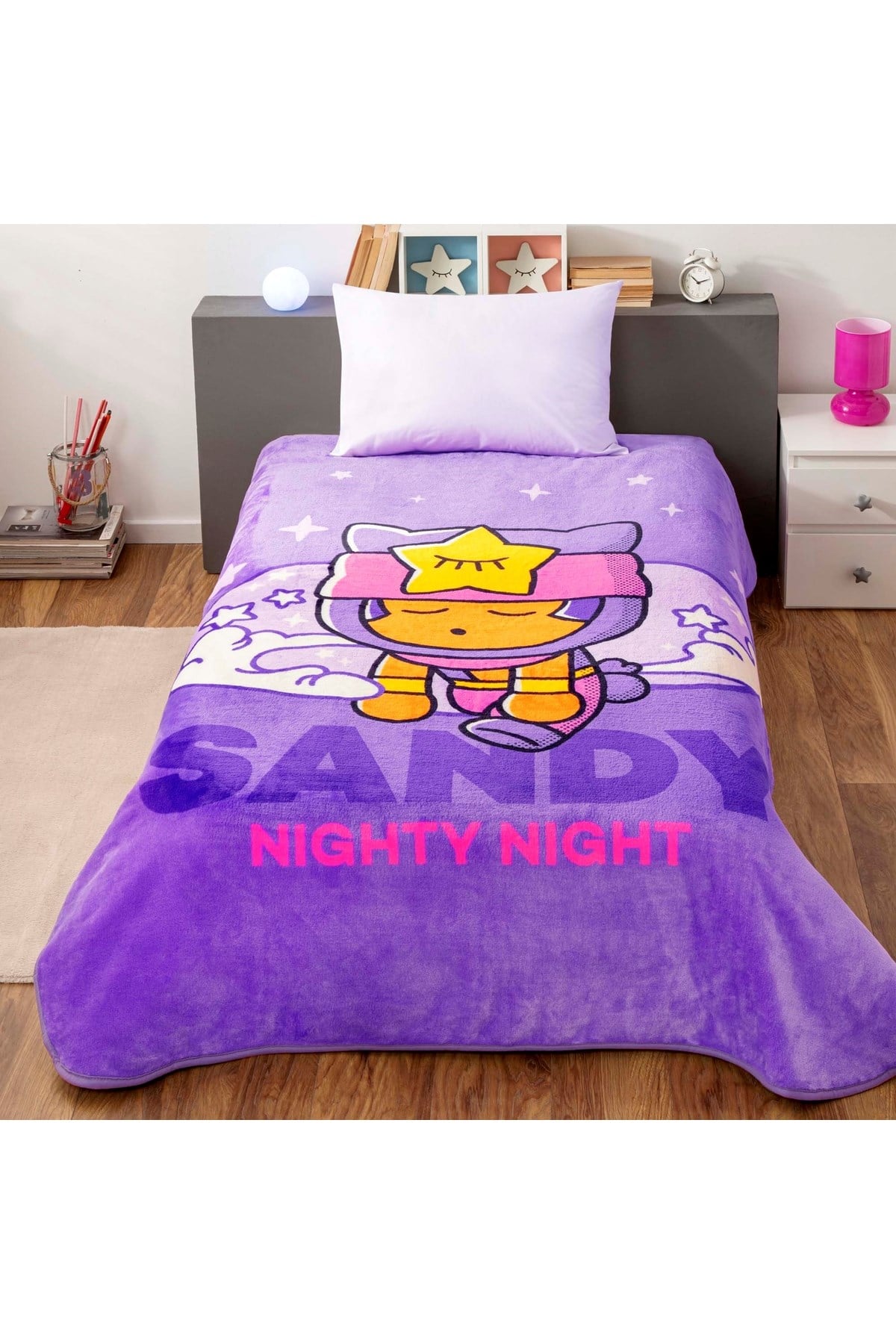 Lisanslı Brawl Stars Nighty Night Battaniye