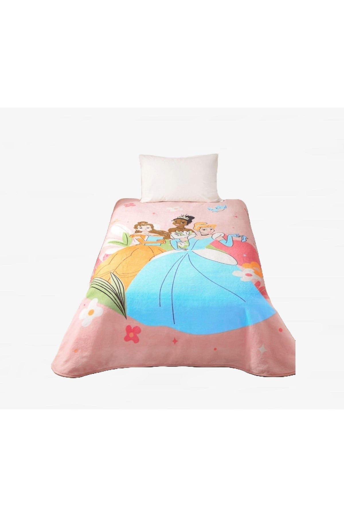 Lisanslı Disney Princesses Fun Together Tek Kişilik Battaniye
