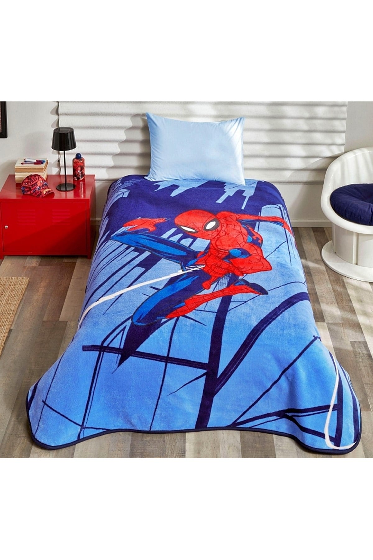 Lisanslı Disney Spiderman Original Tek Kişilik Battaniye