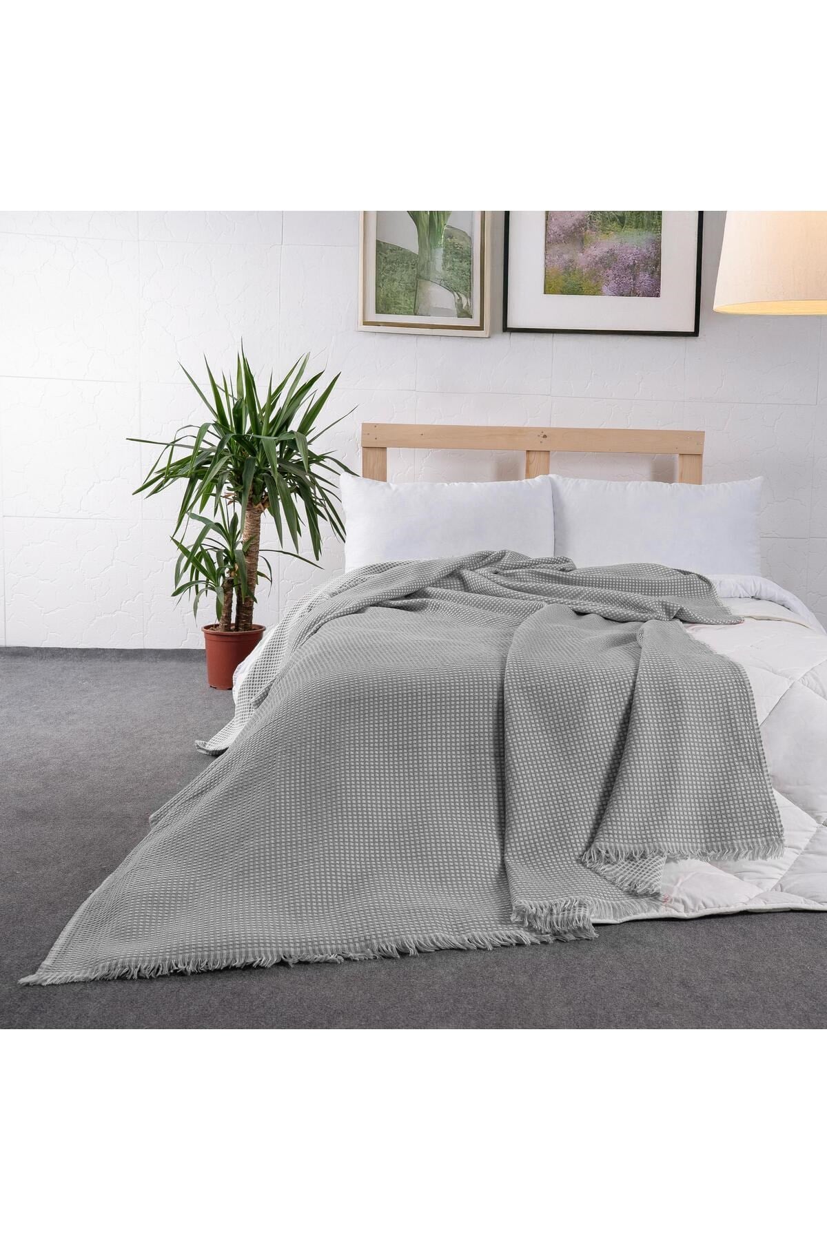 Lora Tek Kişilik Pike - Günlük Çok Amaçlı Kullanım - 160x210 cm (1Adet)