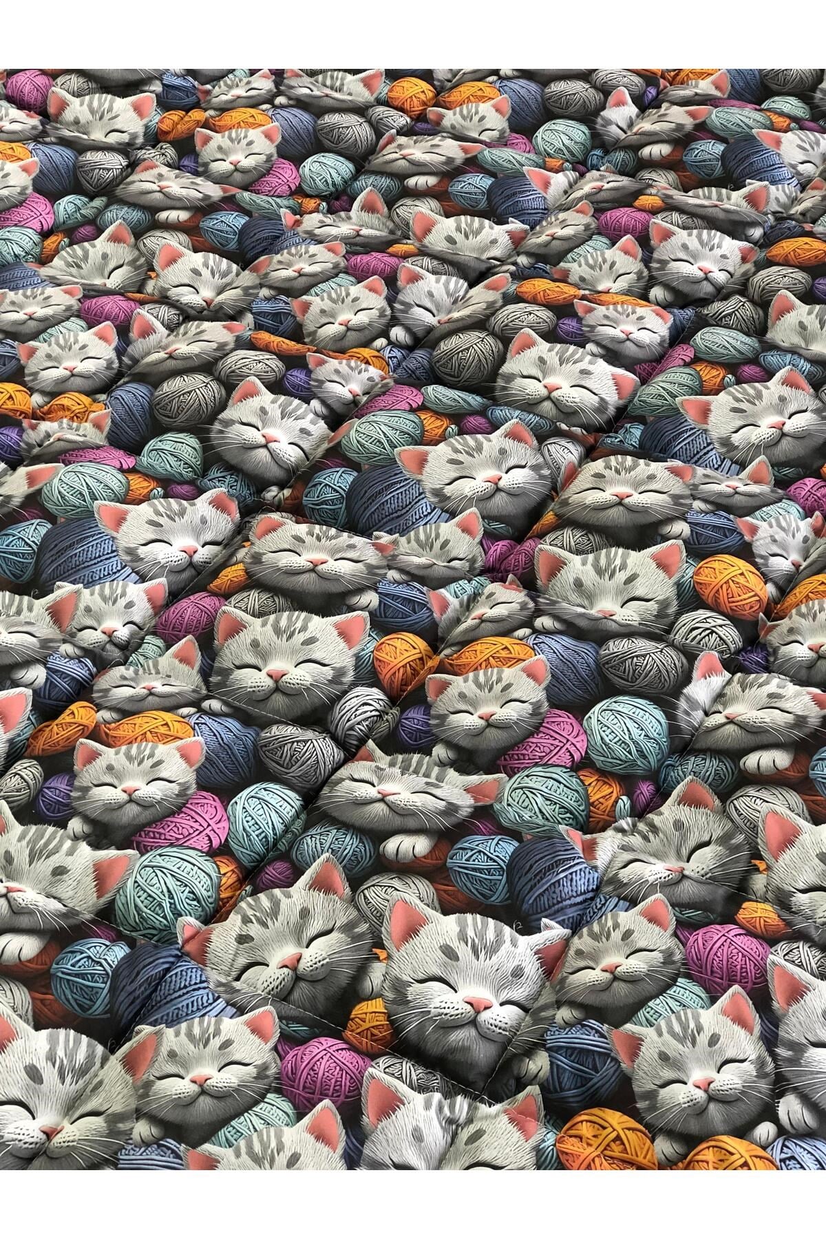 Lüks Tek Kişilik 5D Dijital Pamuk Yorgan | 155x215 cm | Dolgun, Kabartmalı | Yumuşacık & Konforlu Uyku
