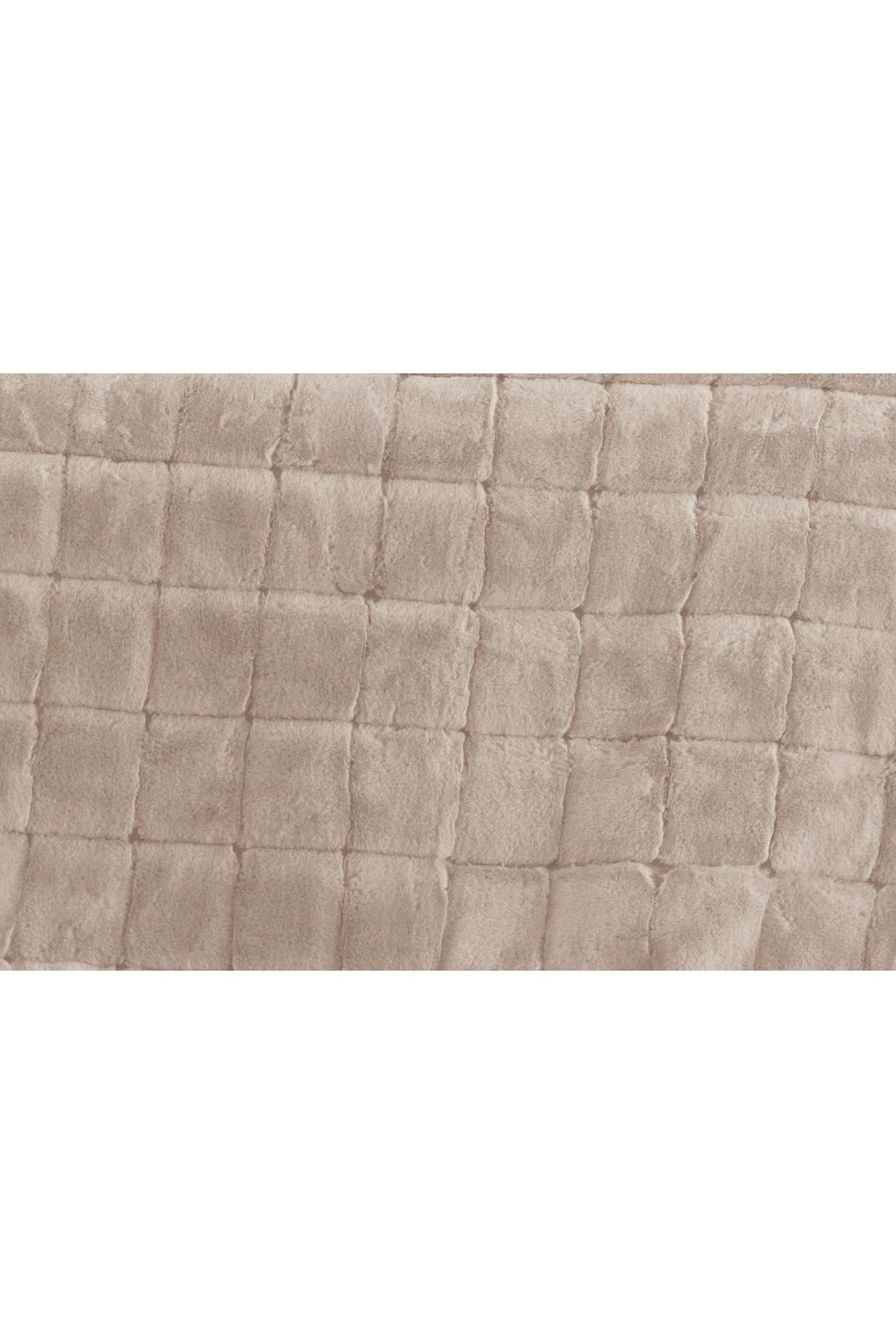Luxe 3 Parça Çift Kişilik Yatak Örtüsü Seti Kutulu 230x250 Kareli Bej