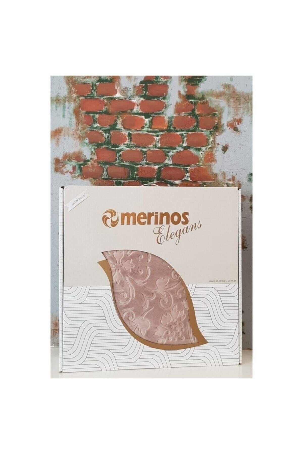 Merinos Elegans Battaniye Çift Kişilik Cappucino