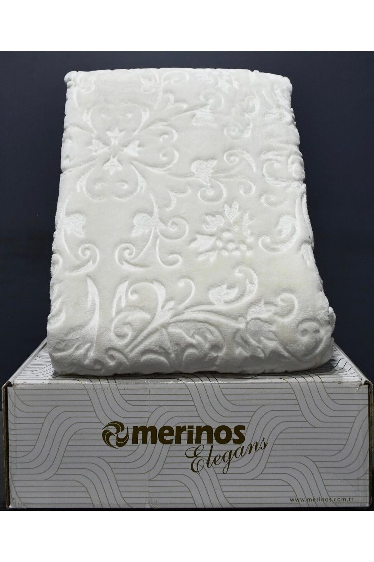 Merinos Elegans Tek Kişilik Battaniye Kutulu (YENİ DESENLER)