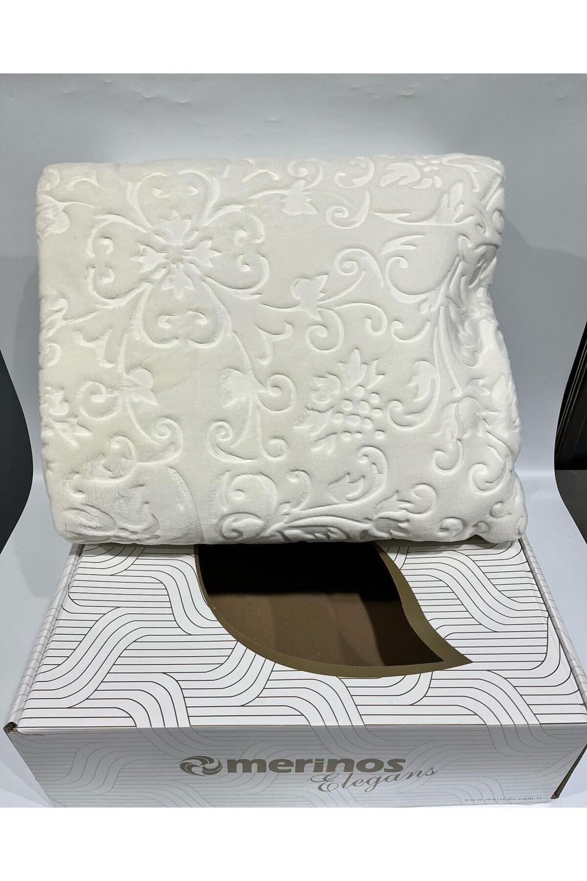 Merinos Elegans Tek Kişilik Battaniye Kutulu (YENİ DESENLER)