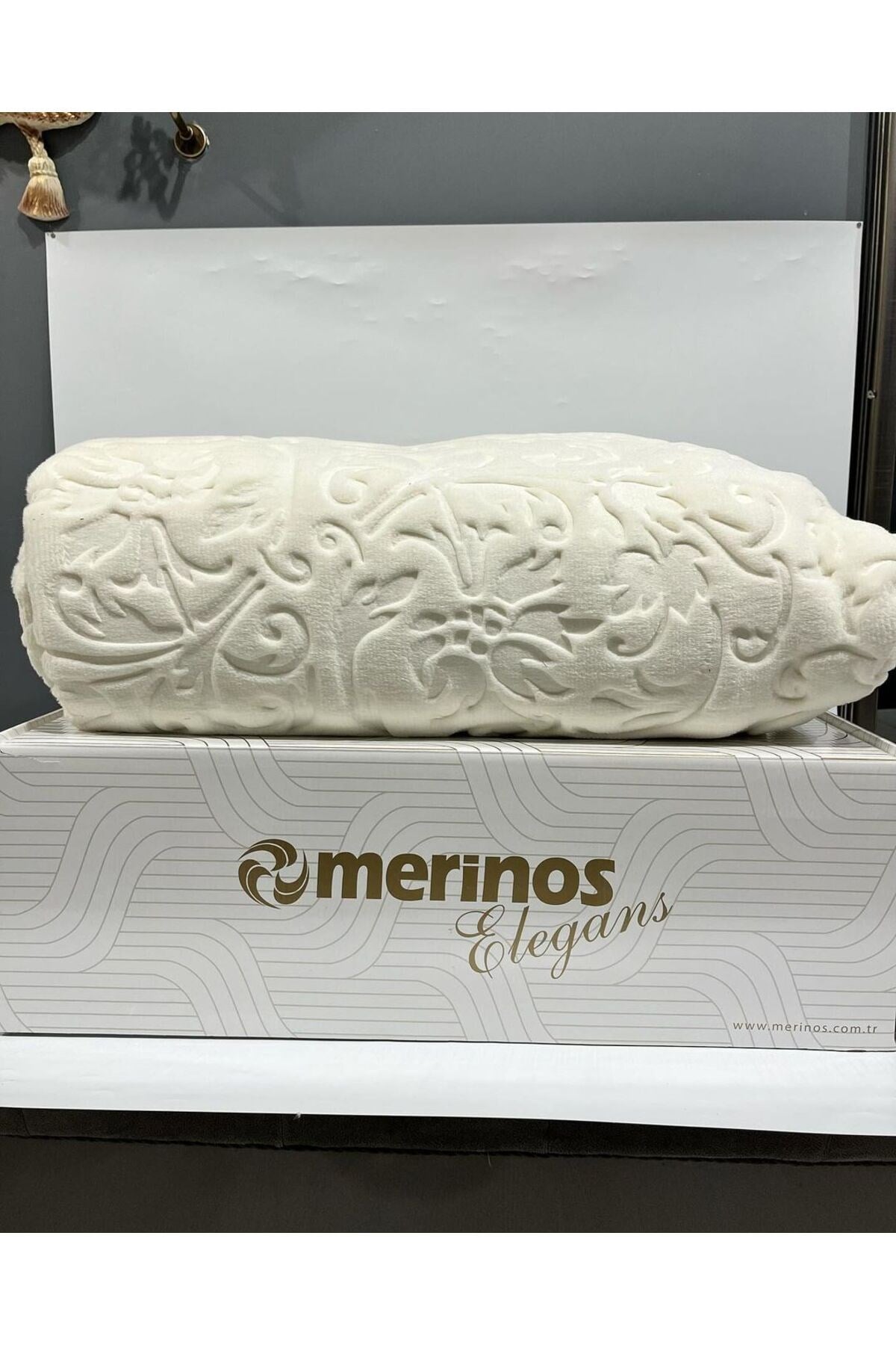 Merinos Elegans Tek Kişilik Battaniye Kutulu (YENİ DESENLER)