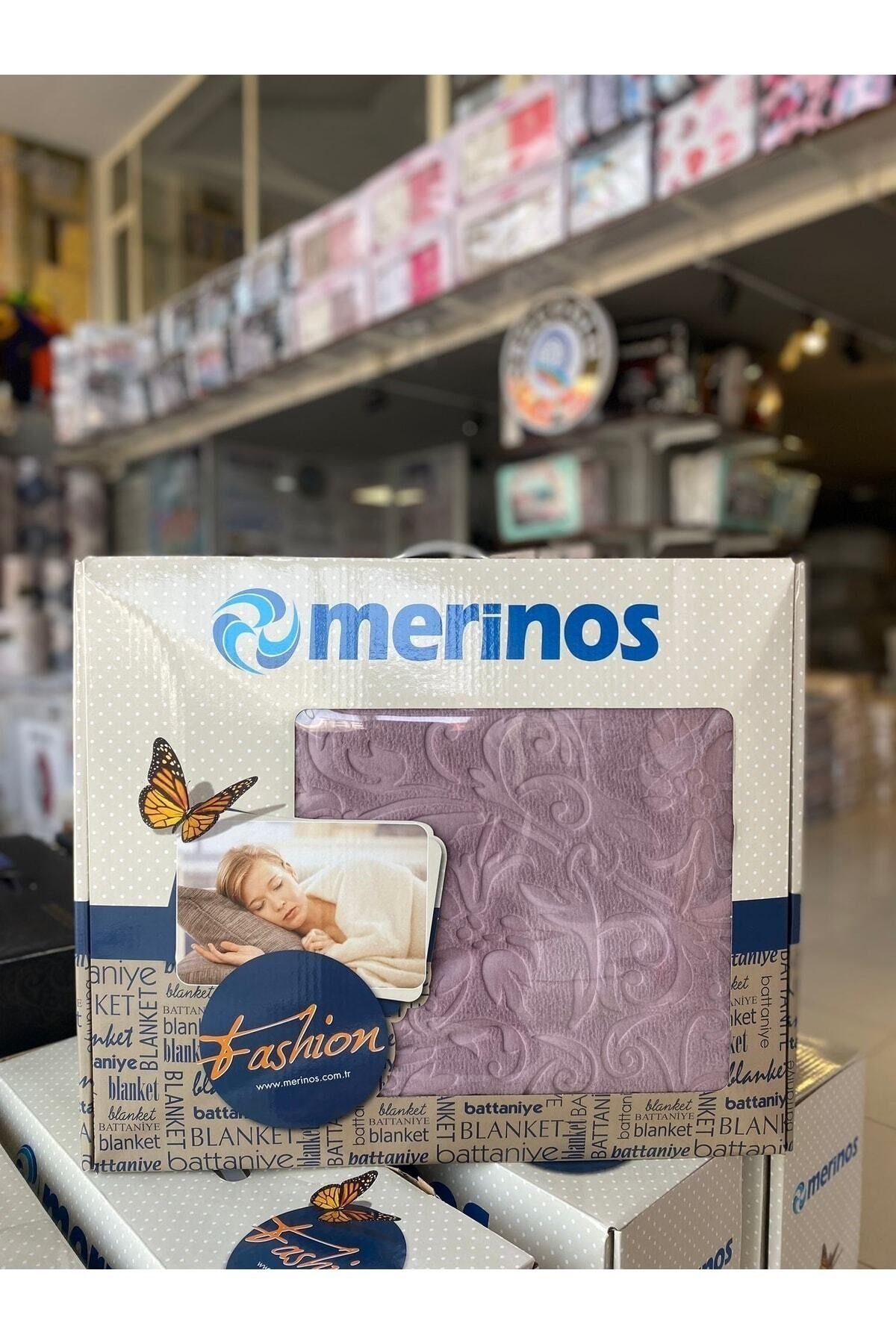 Merinos Fashion Çift Kişilik Kutulu Battaniye 200x240 3400gr