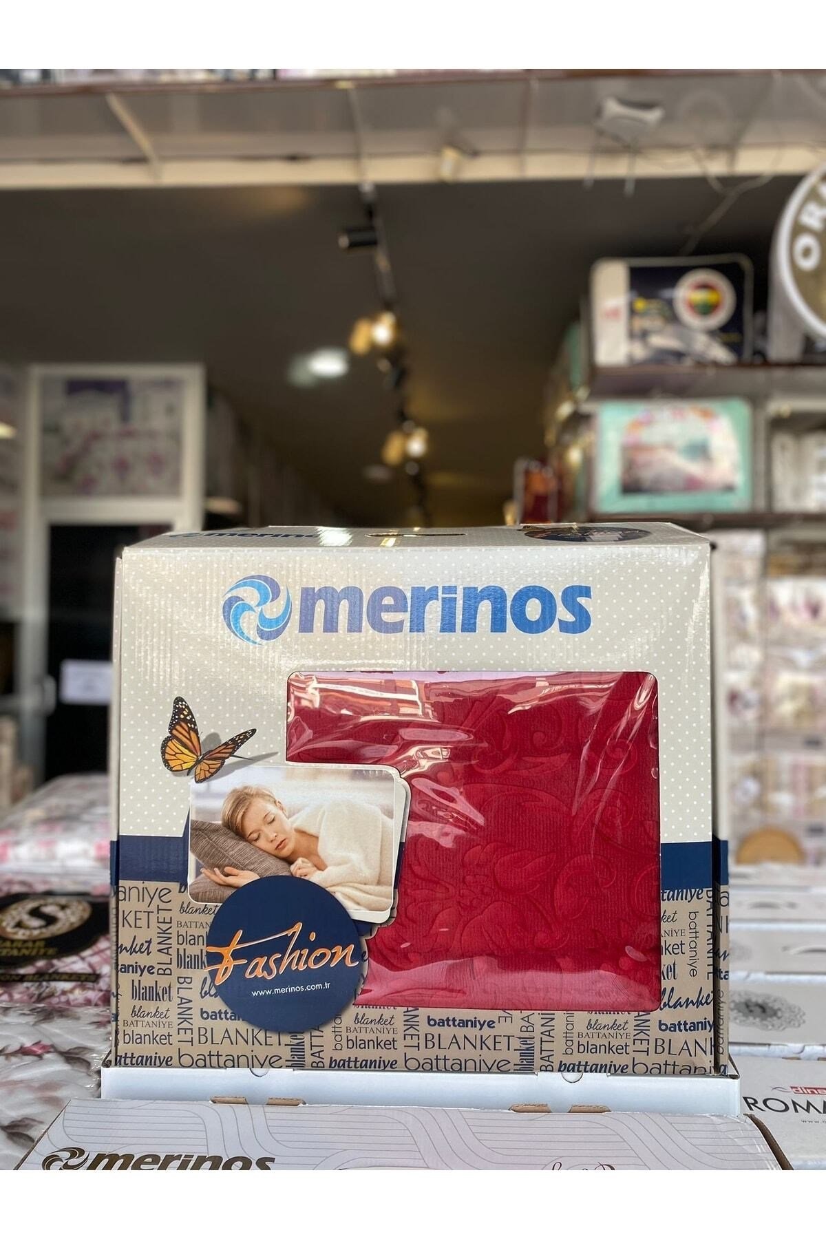 Merinos Fashion Çift Kişilik Kutulu Battaniye 200x240 3400gr