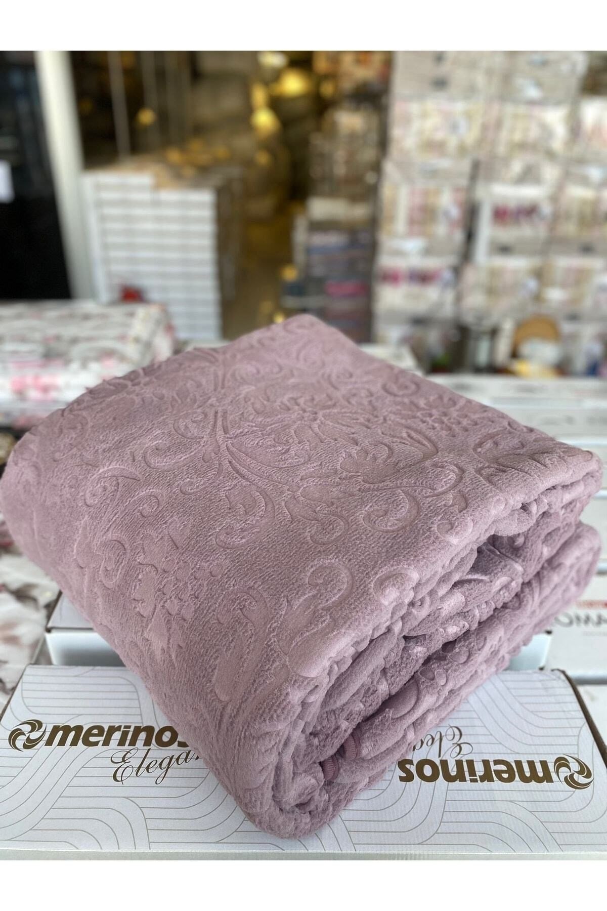 Merinos Fashion Çift Kişilik Kutulu Battaniye 200x240 3400gr