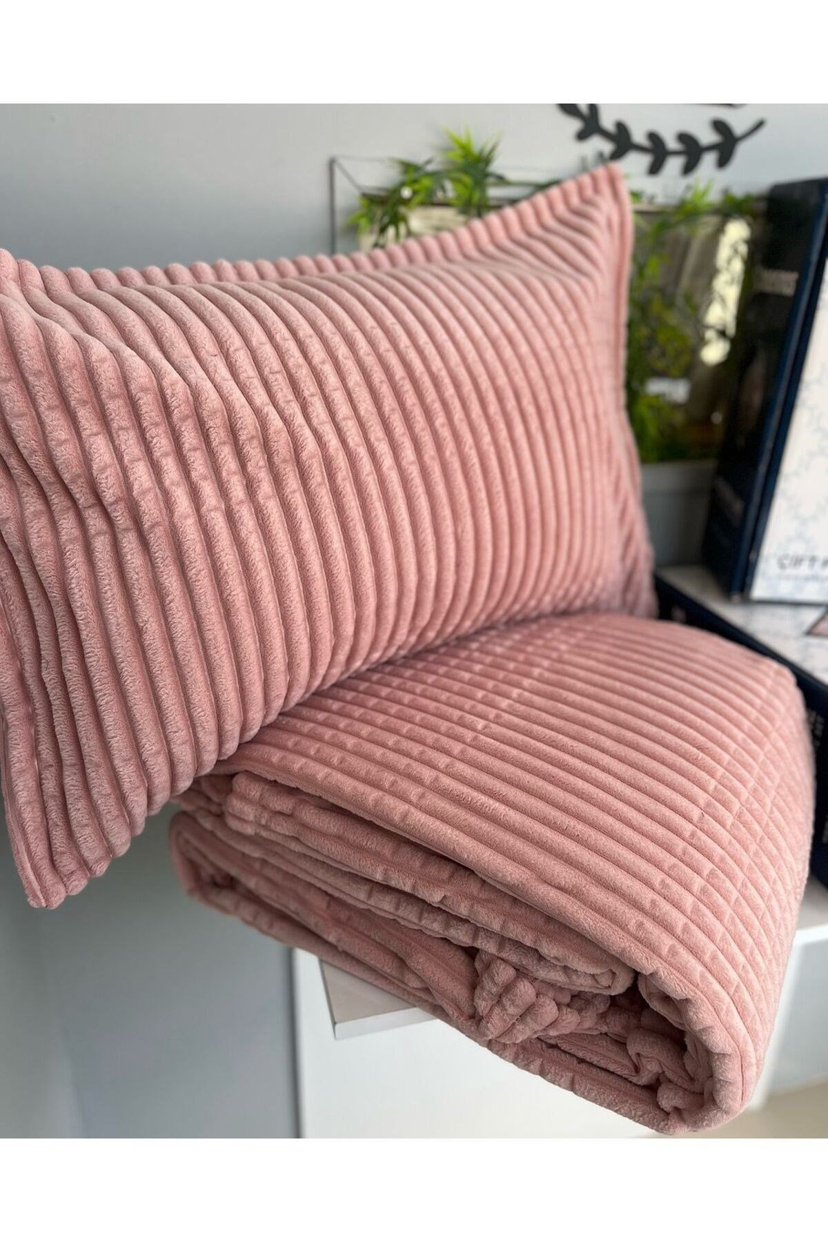 MERİNOS MODERN LİNE 3 PARÇA BATTANİYE SET (ÇİFT KİŞİLİK)