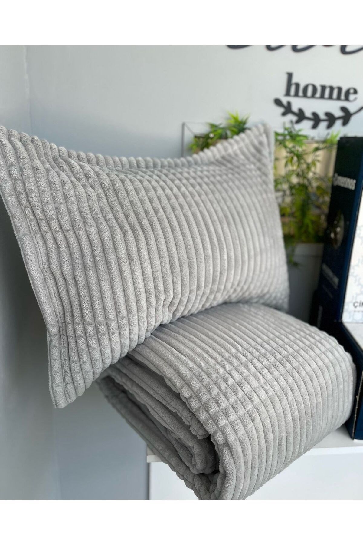 Merinos Modern Line 3 Parça Battaniye Seti