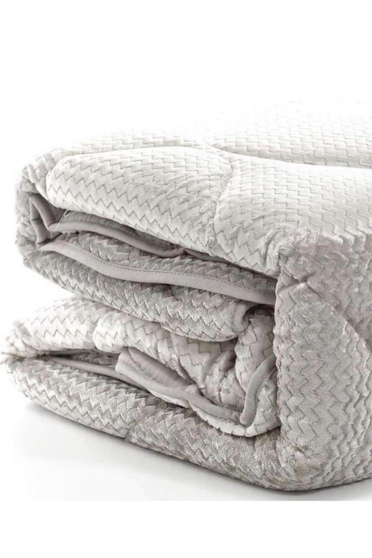 Microfiber Tek Kişilik Yorgan - Gri