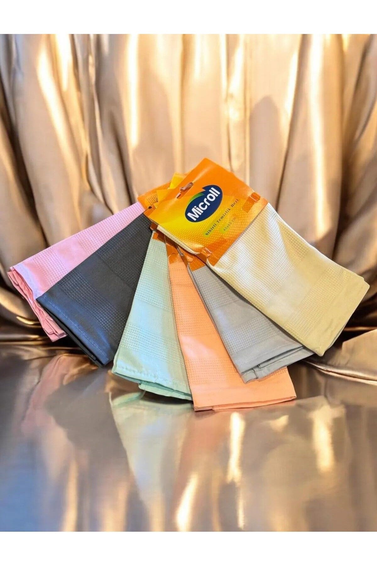 Microl Mikrofiber Sihirli Temizlik Bezi | 40x60 cm | Yüksek Emici | 6 Adet