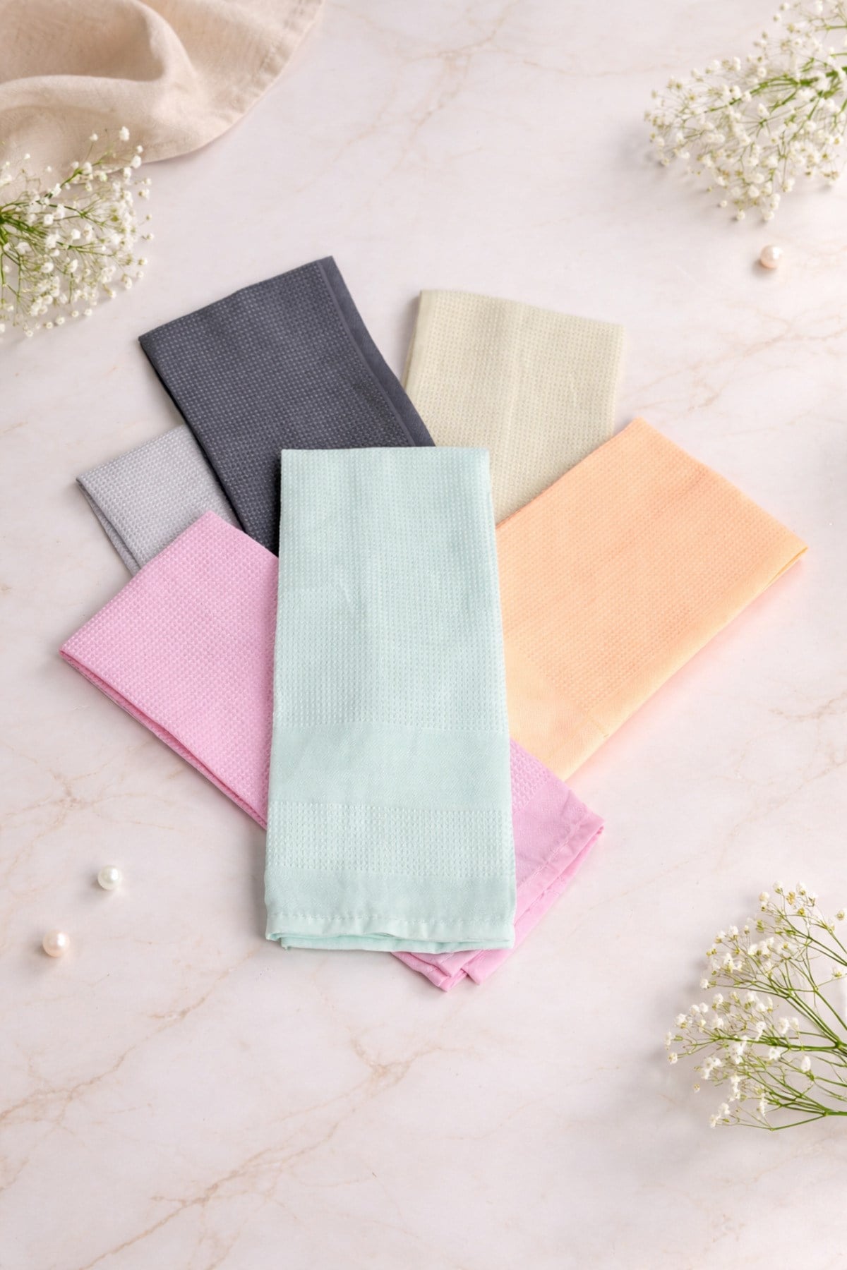 Mikrofiber Sihirli Temizlik Bezi | 40x60 cm | 6 Adet | Güçlü Emicilik & Parlak Temizlik