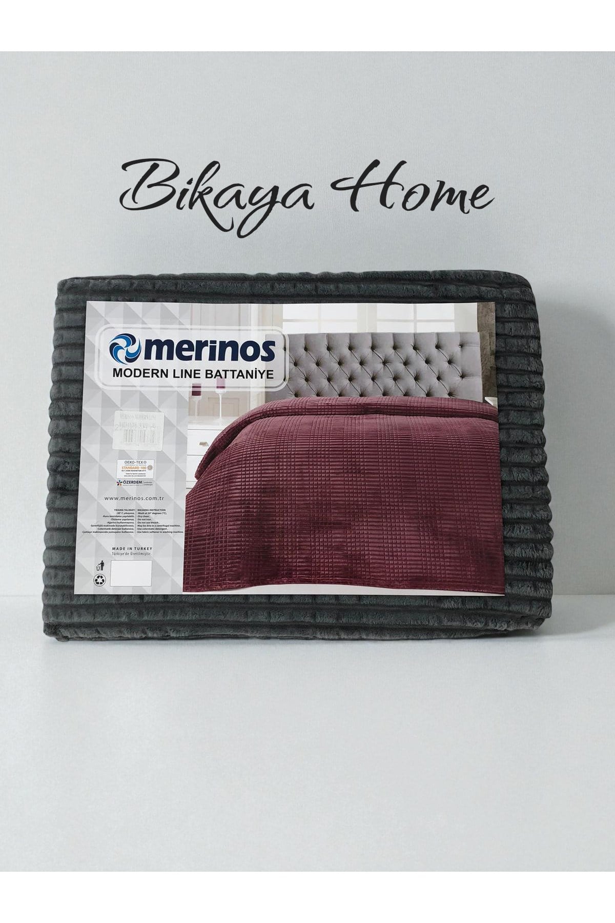 Modern Line Tek Kişilik Battaniye - 150x220 cm - 1 Adet - Yastık Kılıfsız - Orijinal Pvc Çantalı