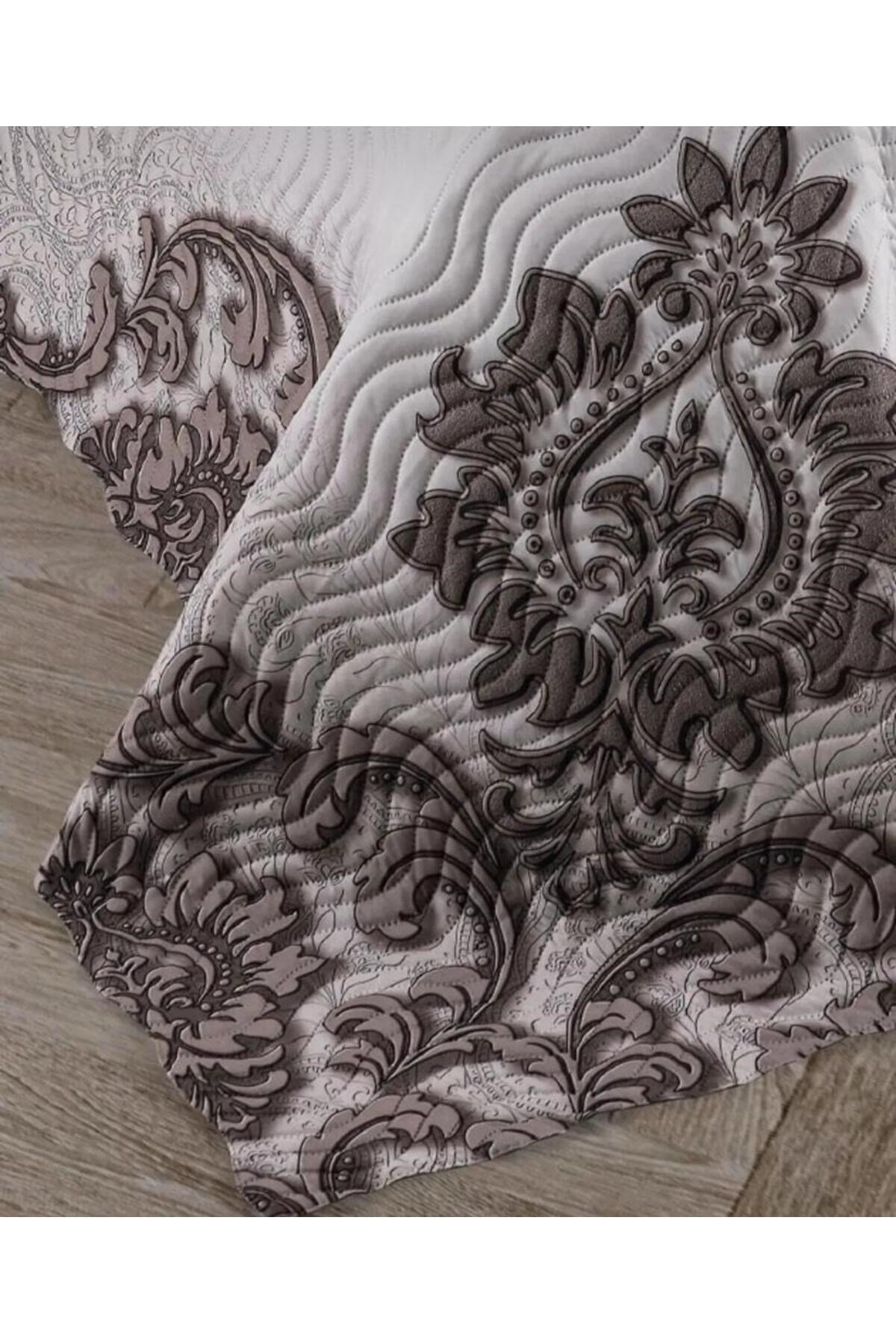Örtüm Çift Kişilik Microfiber Kapitone Yatak Örtüsü (250 X 260 CM)
