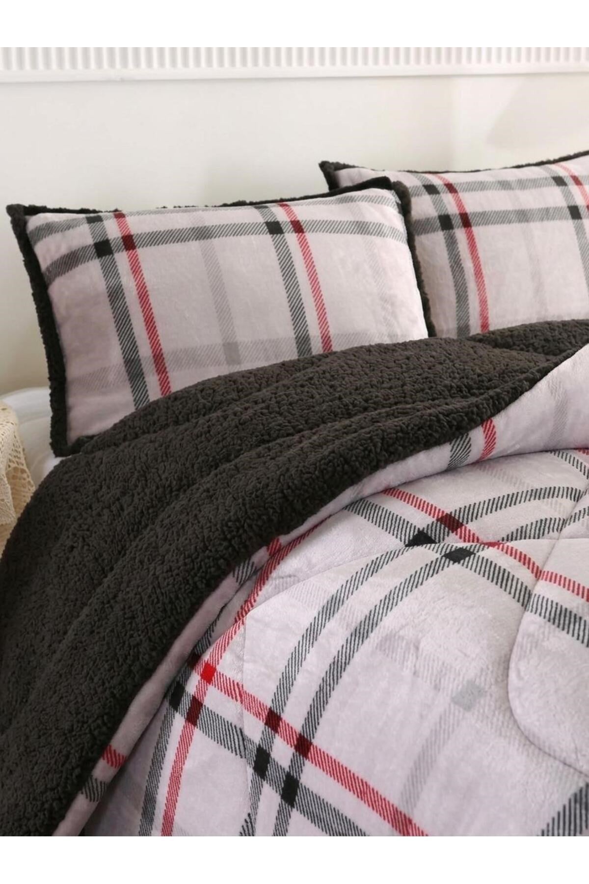 Osotto Çift Kişilik Desenli Comforter Yorgan Seti | 220x240 cm | Şık, Yumuşak Dokulu | Çeyizlik & Günlük Kullanım