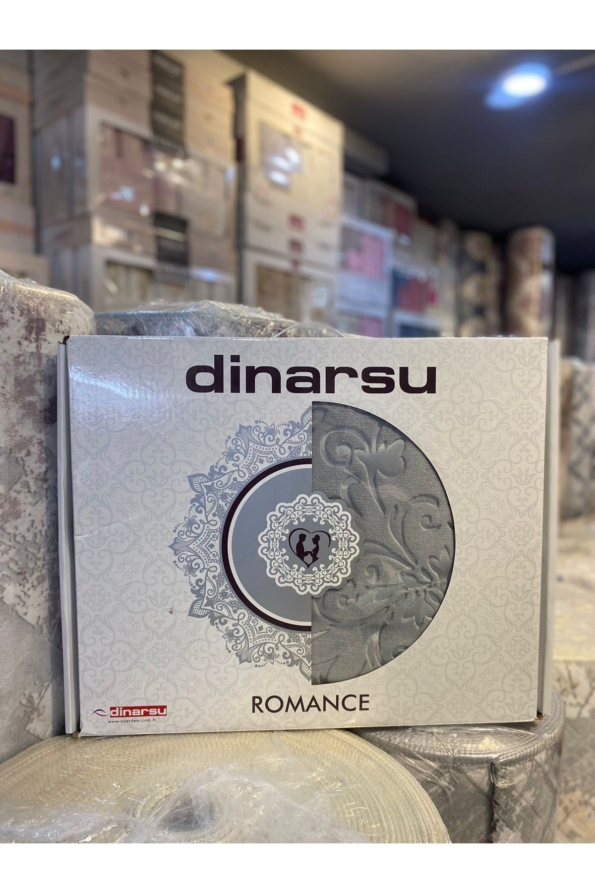 Romance Tek Kişilik Kutulu Battaniye - Indigo